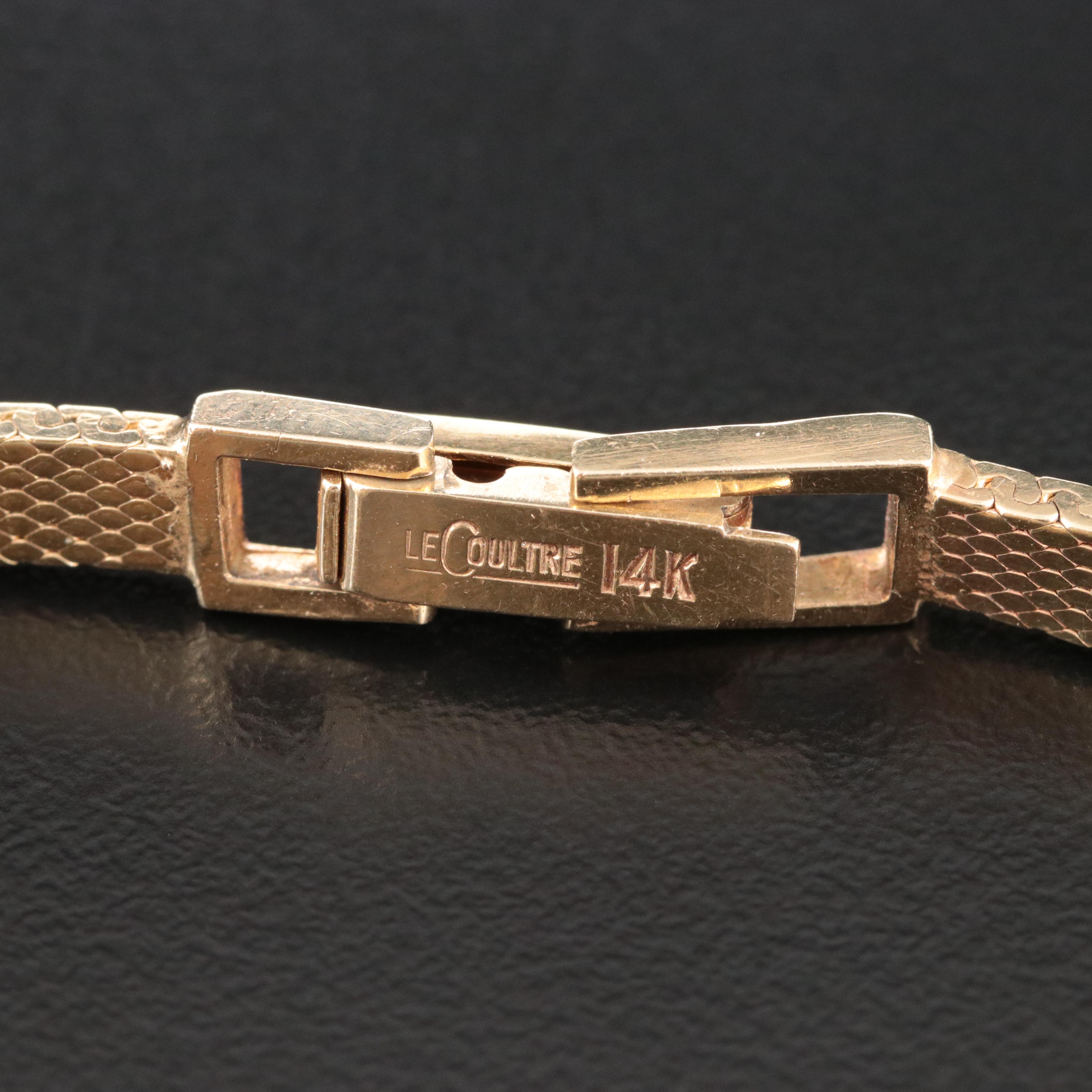 Vintage LeCoultre 14K Gold Watch