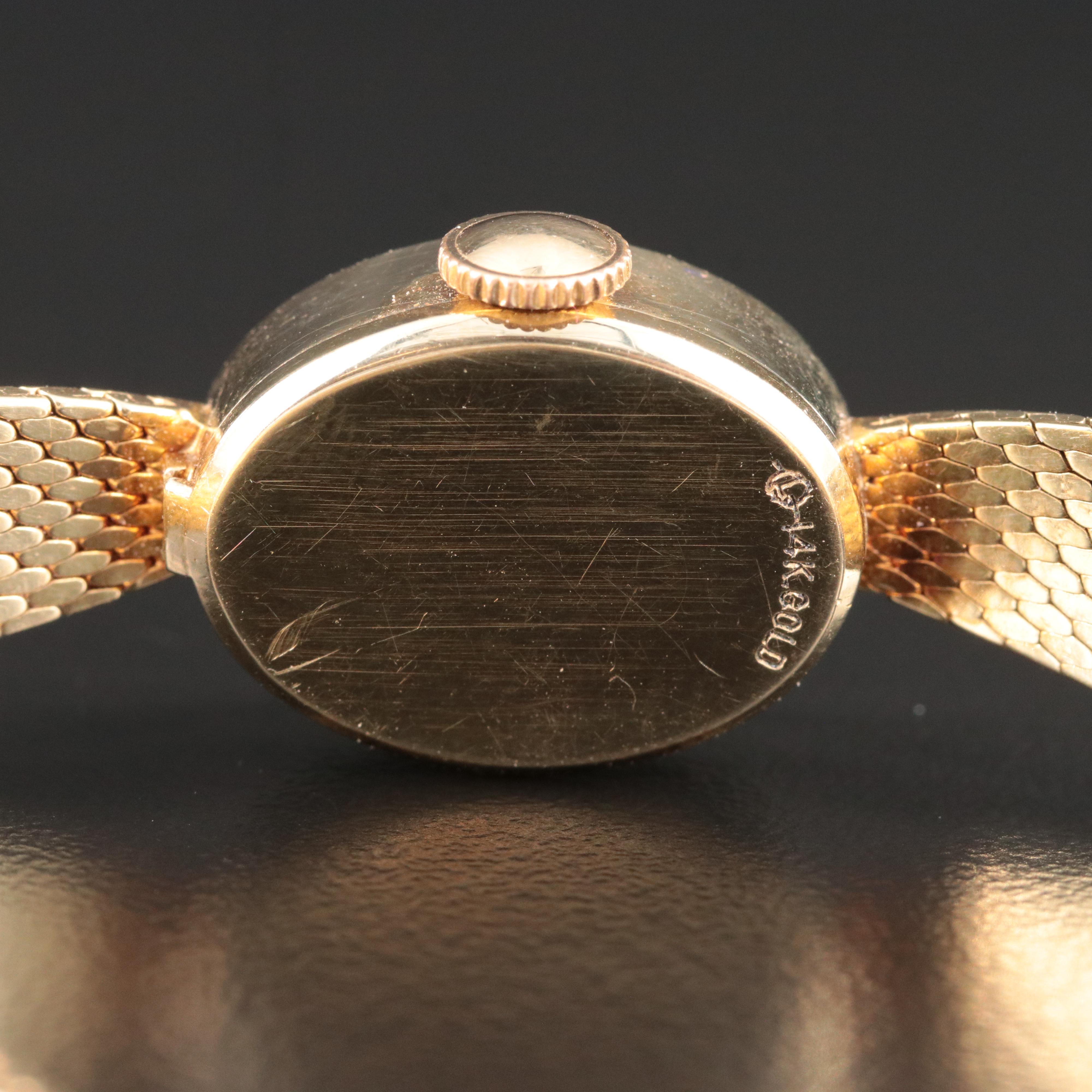 Vintage LeCoultre 14K Gold Watch