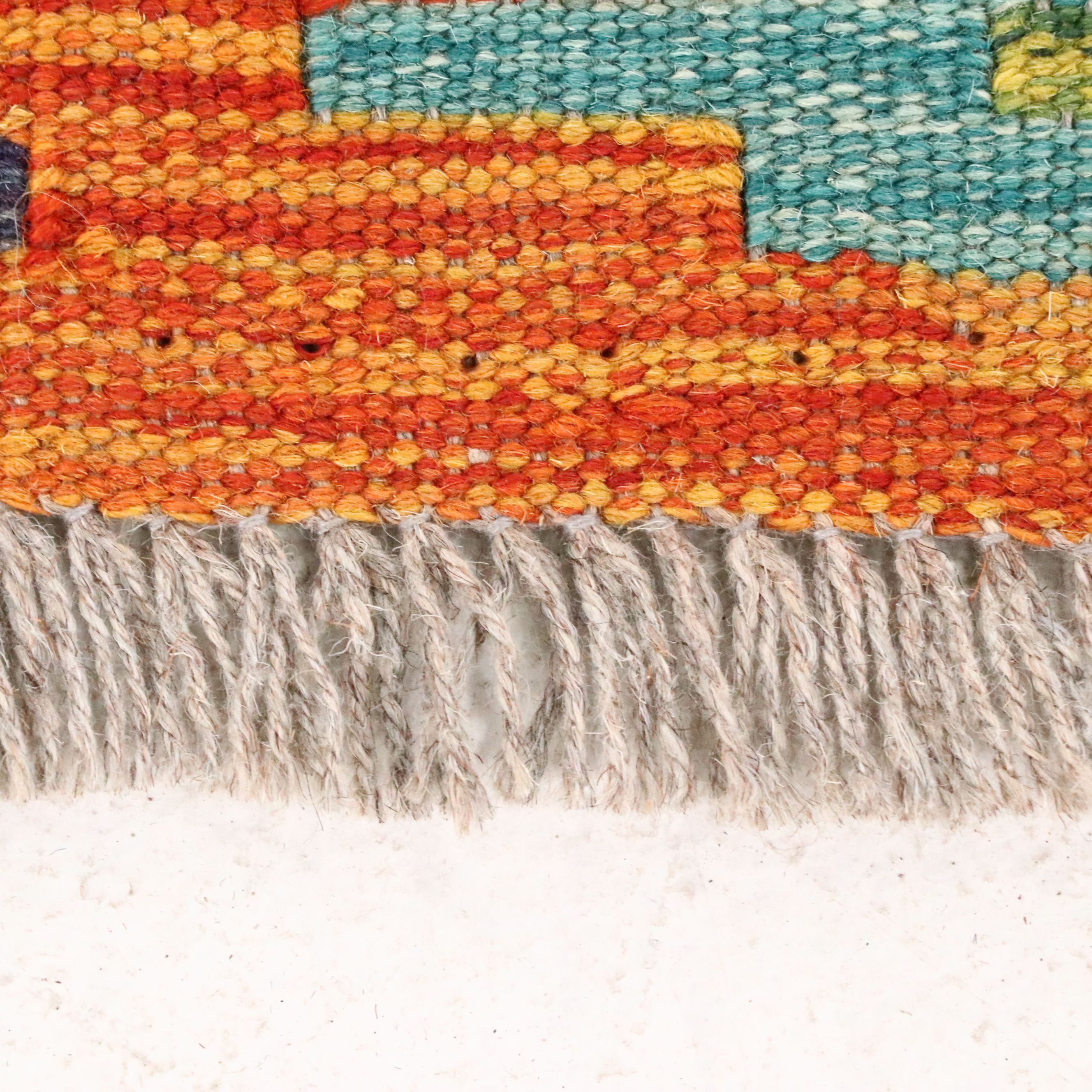 5'11 x 8'2 Handwoven Pakistani Kilim Area Rug