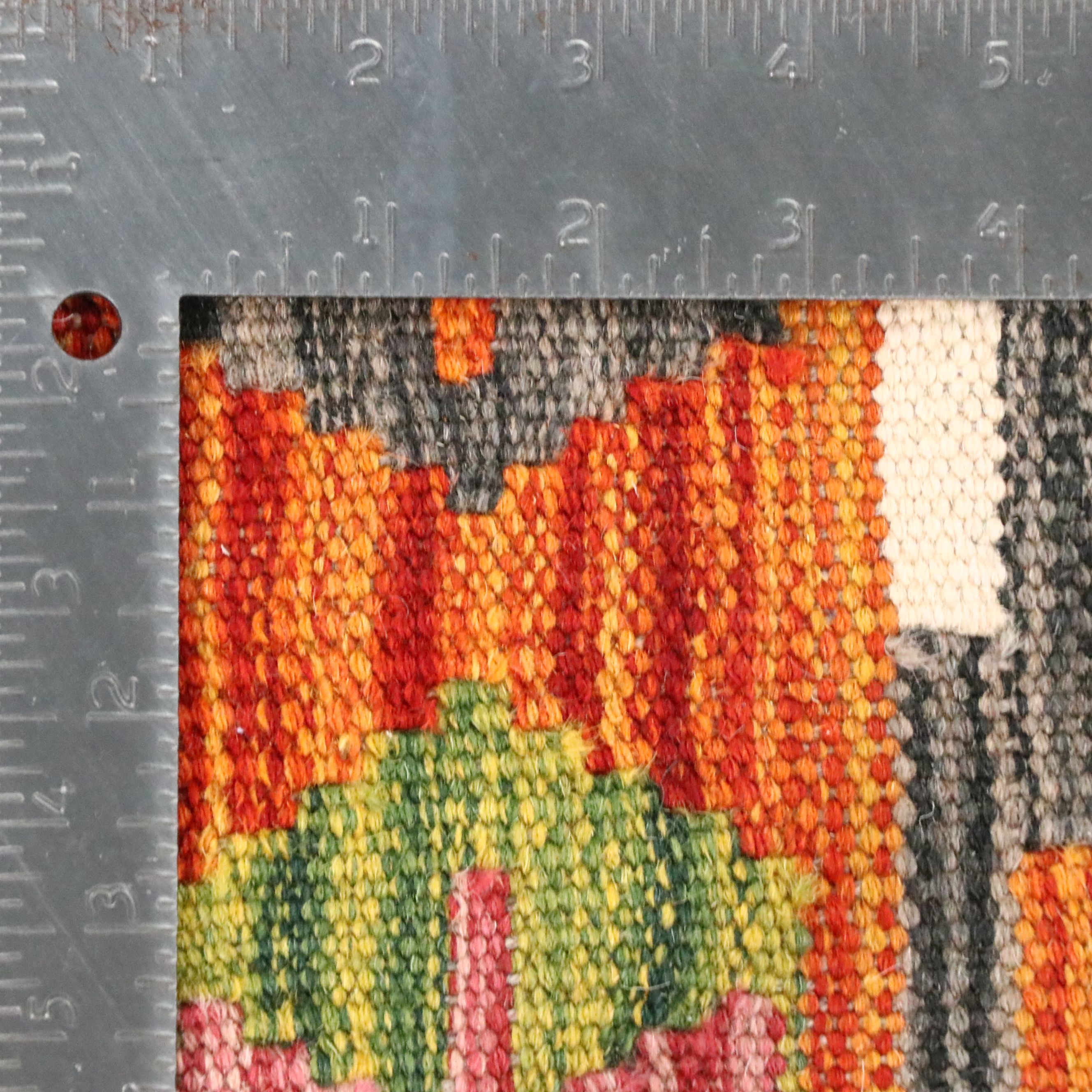 5'11 x 8'2 Handwoven Pakistani Kilim Area Rug