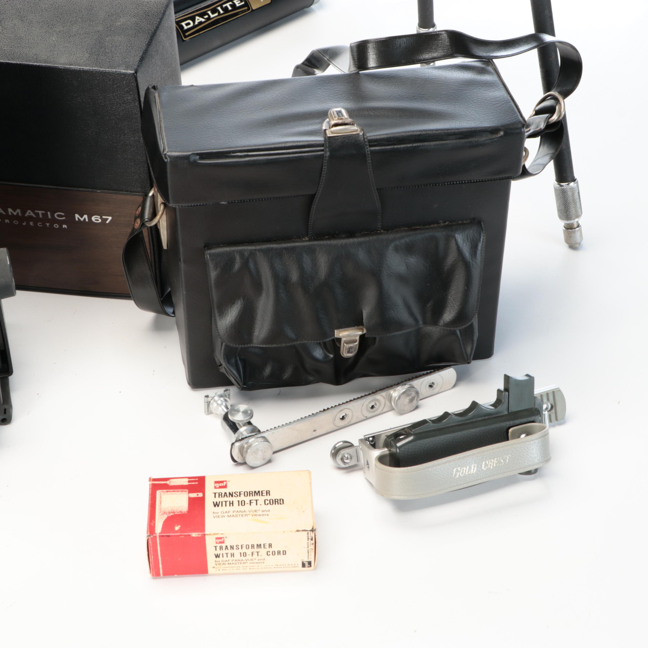 Kodak XL55 Movie Camera with Instamatic Projector, Screen, and Tripod