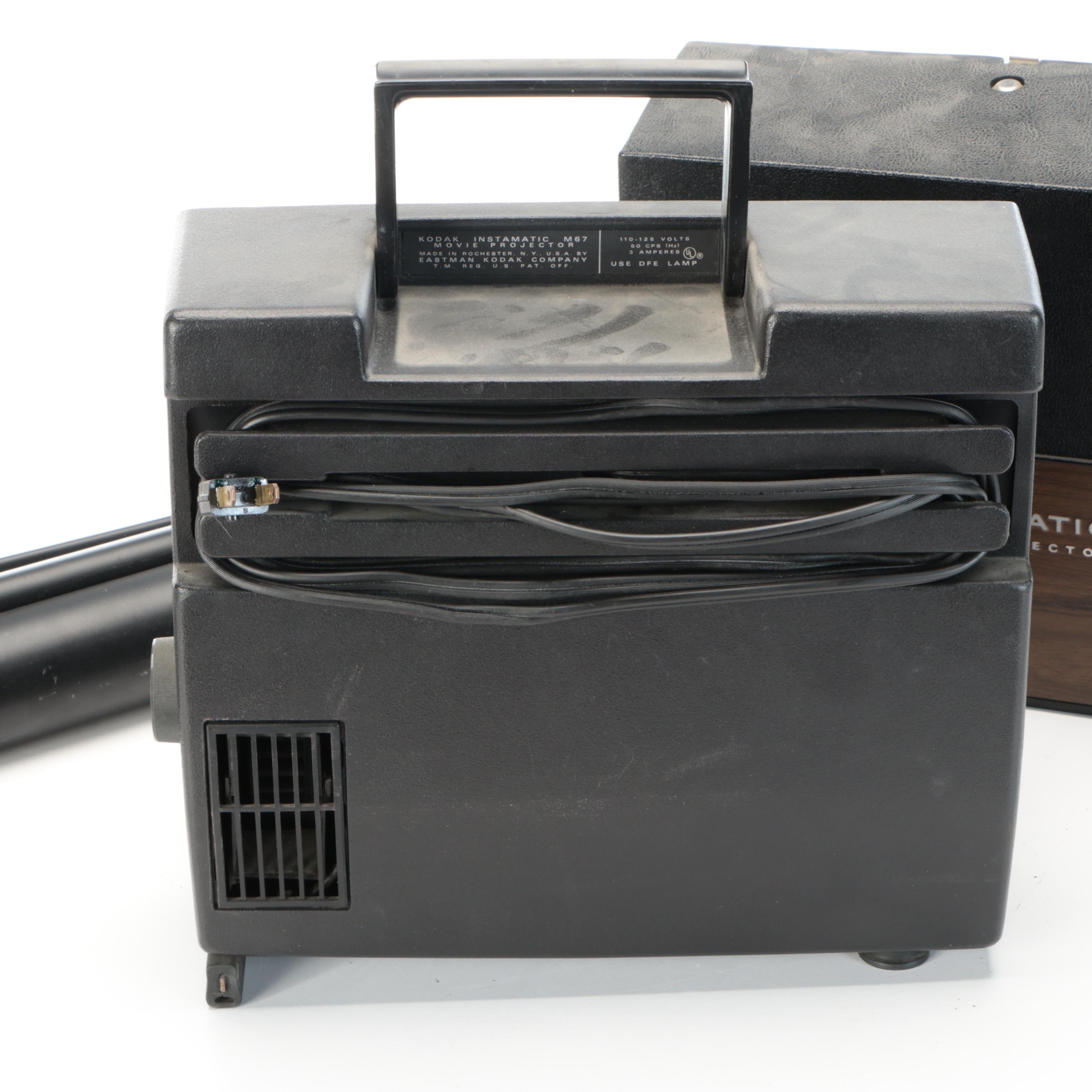 Kodak XL55 Movie Camera with Instamatic Projector, Screen, and Tripod