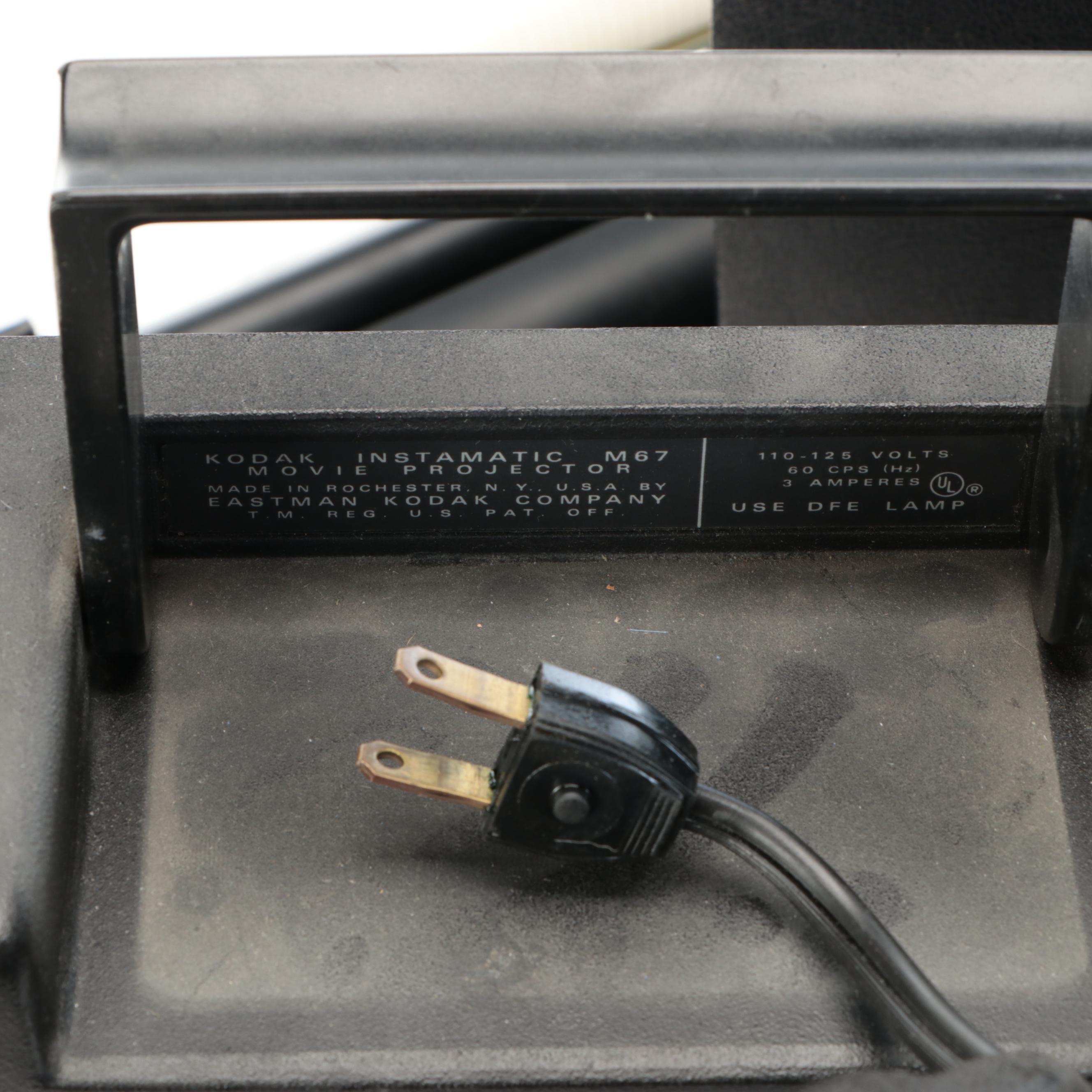 Kodak XL55 Movie Camera with Instamatic Projector, Screen, and Tripod