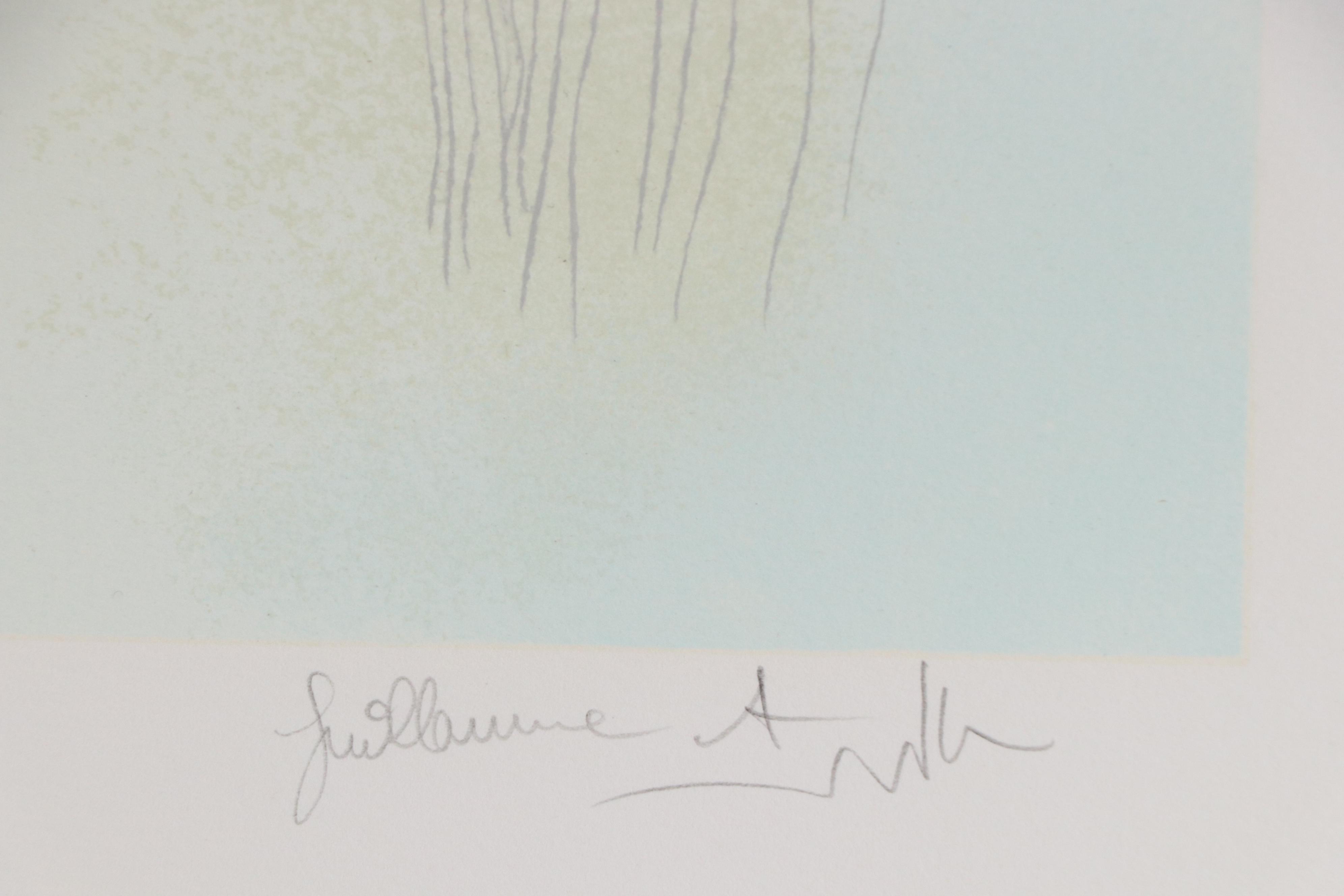 Guillaume Azoulay Serigraph "Blue Horse"