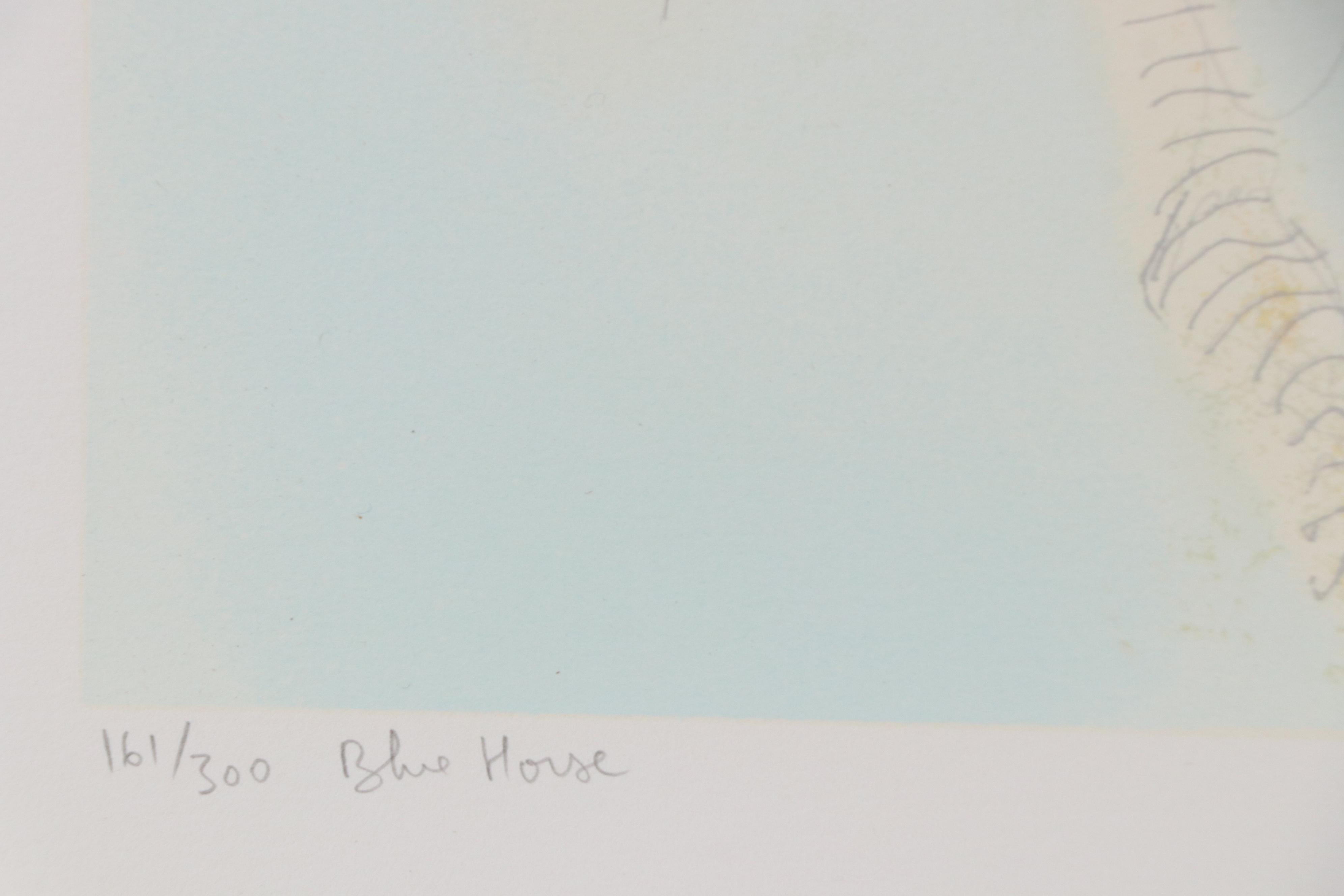 Guillaume Azoulay Serigraph "Blue Horse"