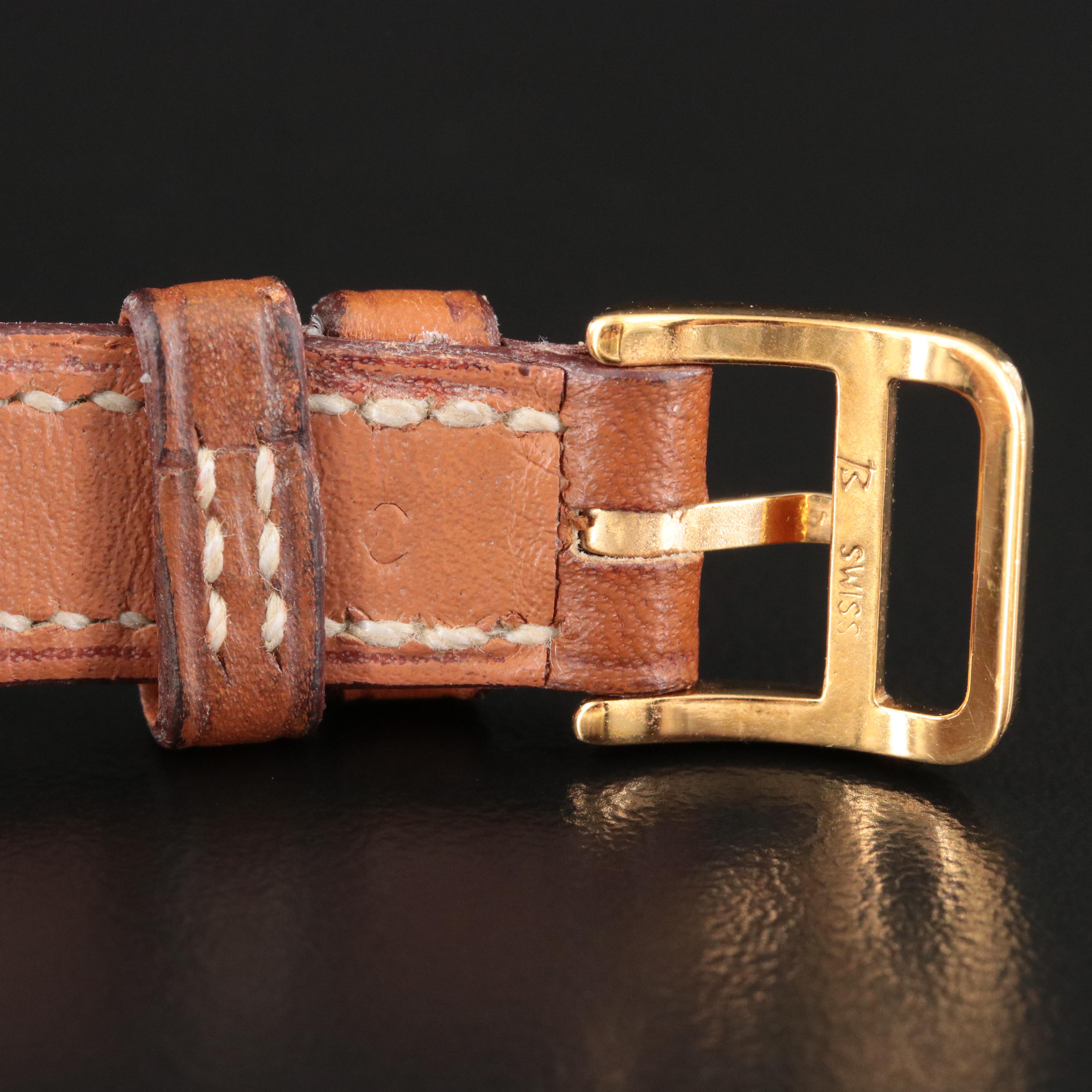 Hermès Arceau Gold-Plated Steel Watch