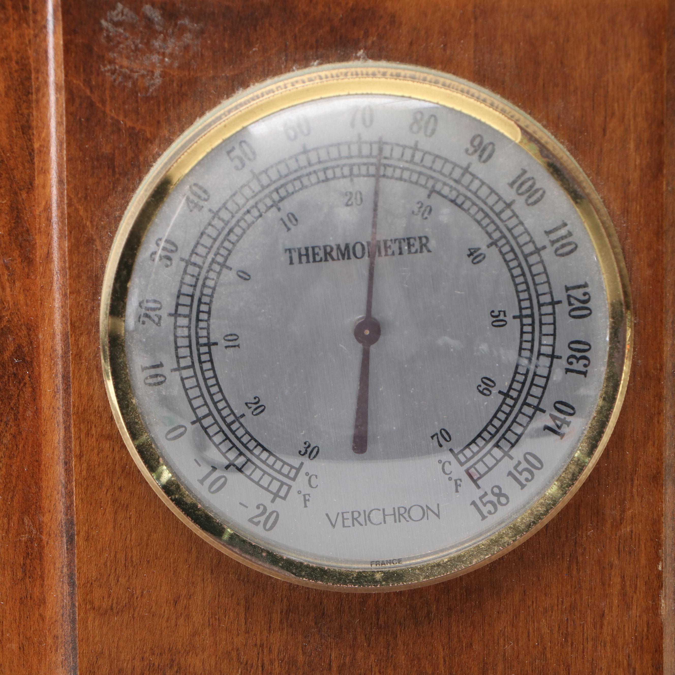 Verichron Thermometer, Barometer and Hygrometer Wall Weather Station