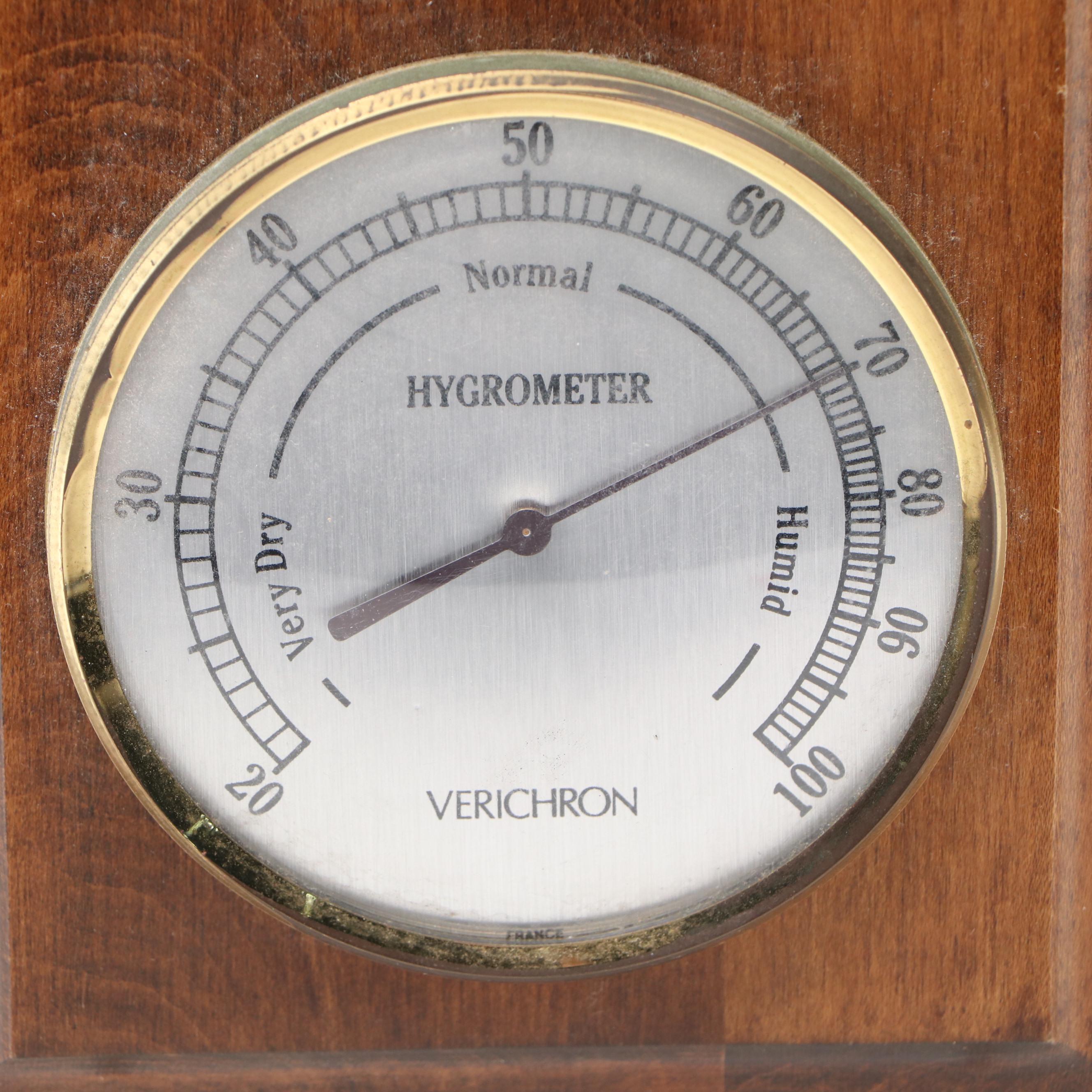 Verichron Thermometer, Barometer and Hygrometer Wall Weather Station