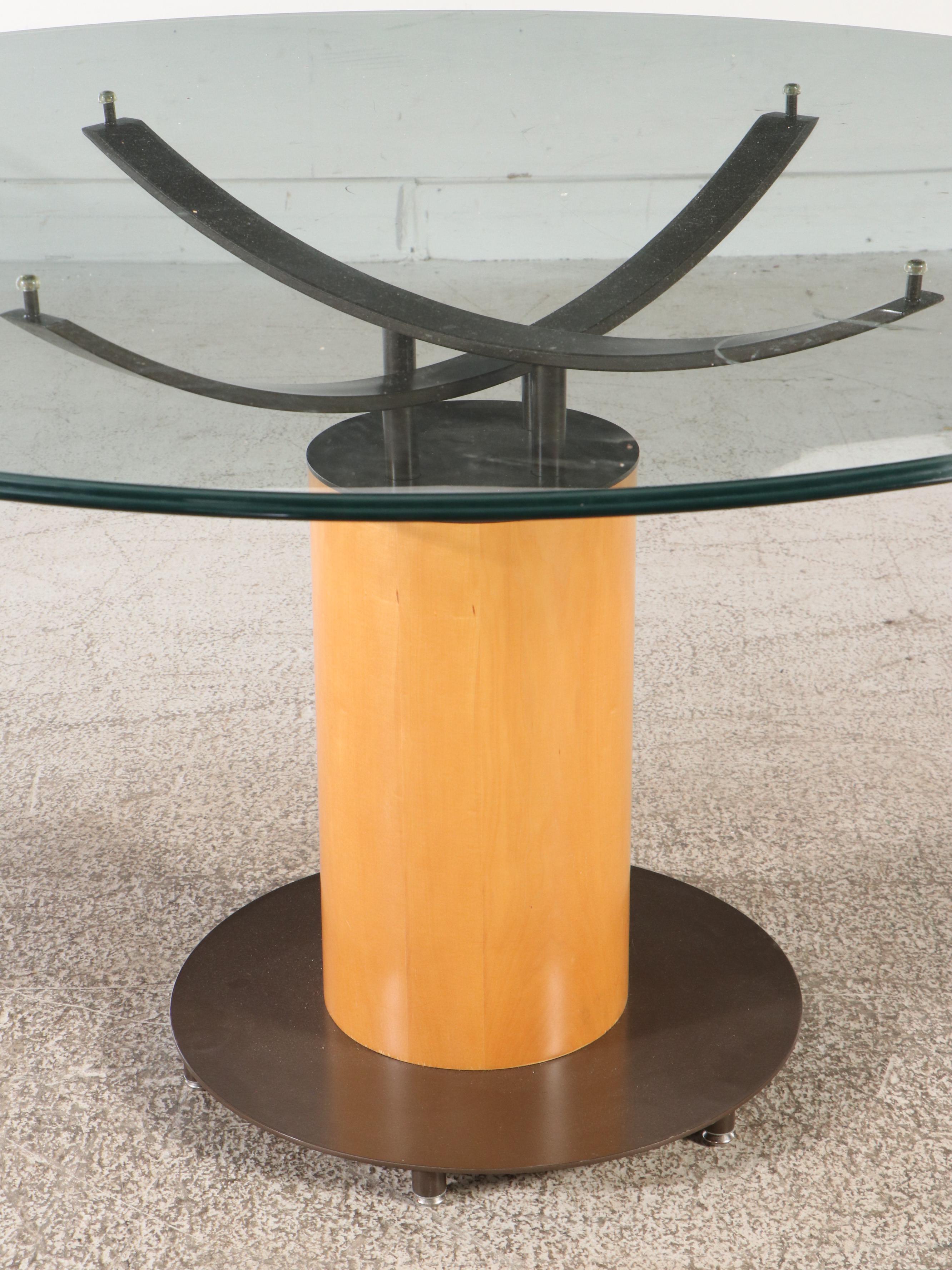 Elite Manufacturing Corp. Postmodernist Six-Piece Dining Set