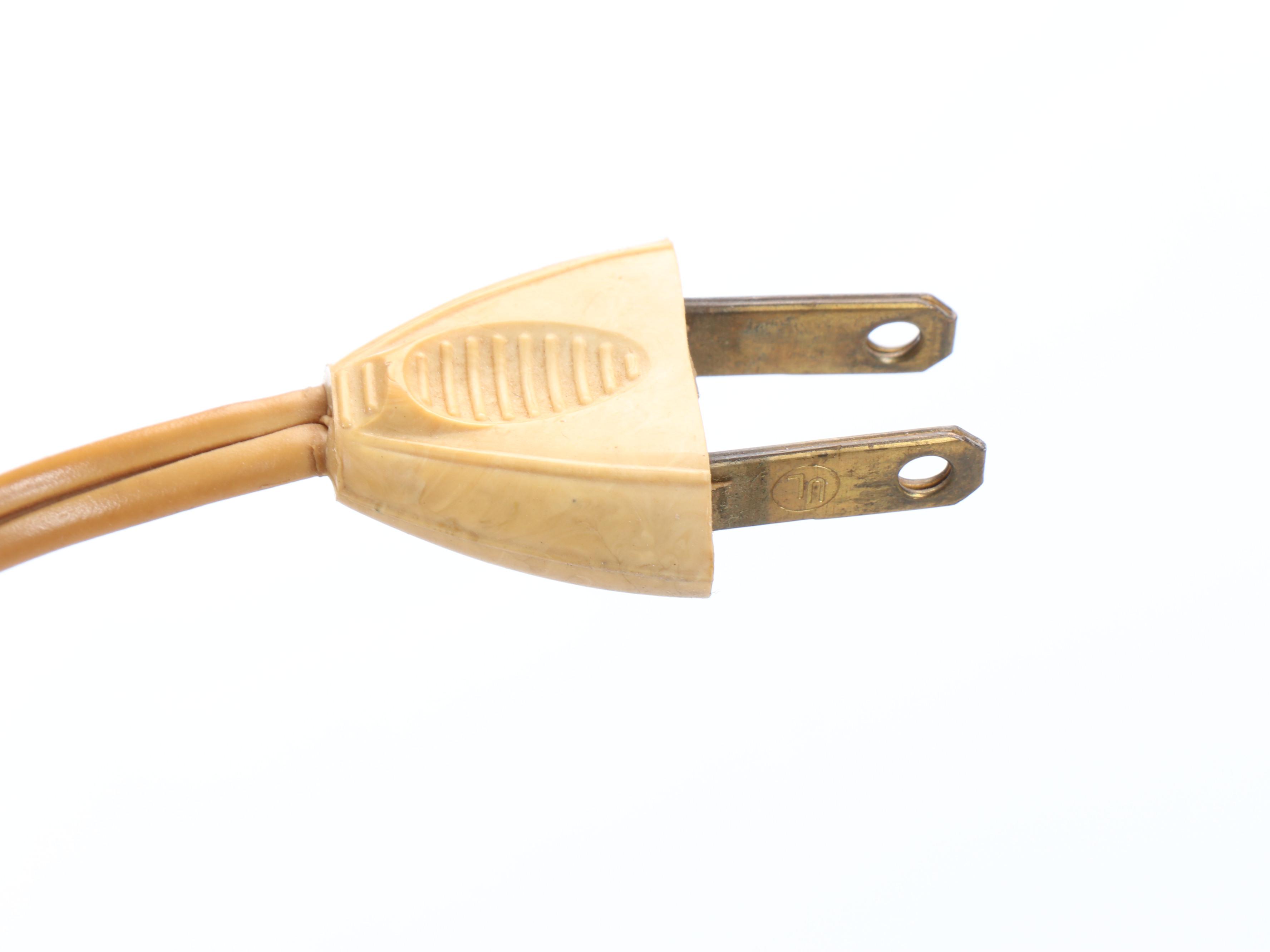 Mid Century Modern Stallion Head Chartreuse Ceramic Table Lamp, Vintage