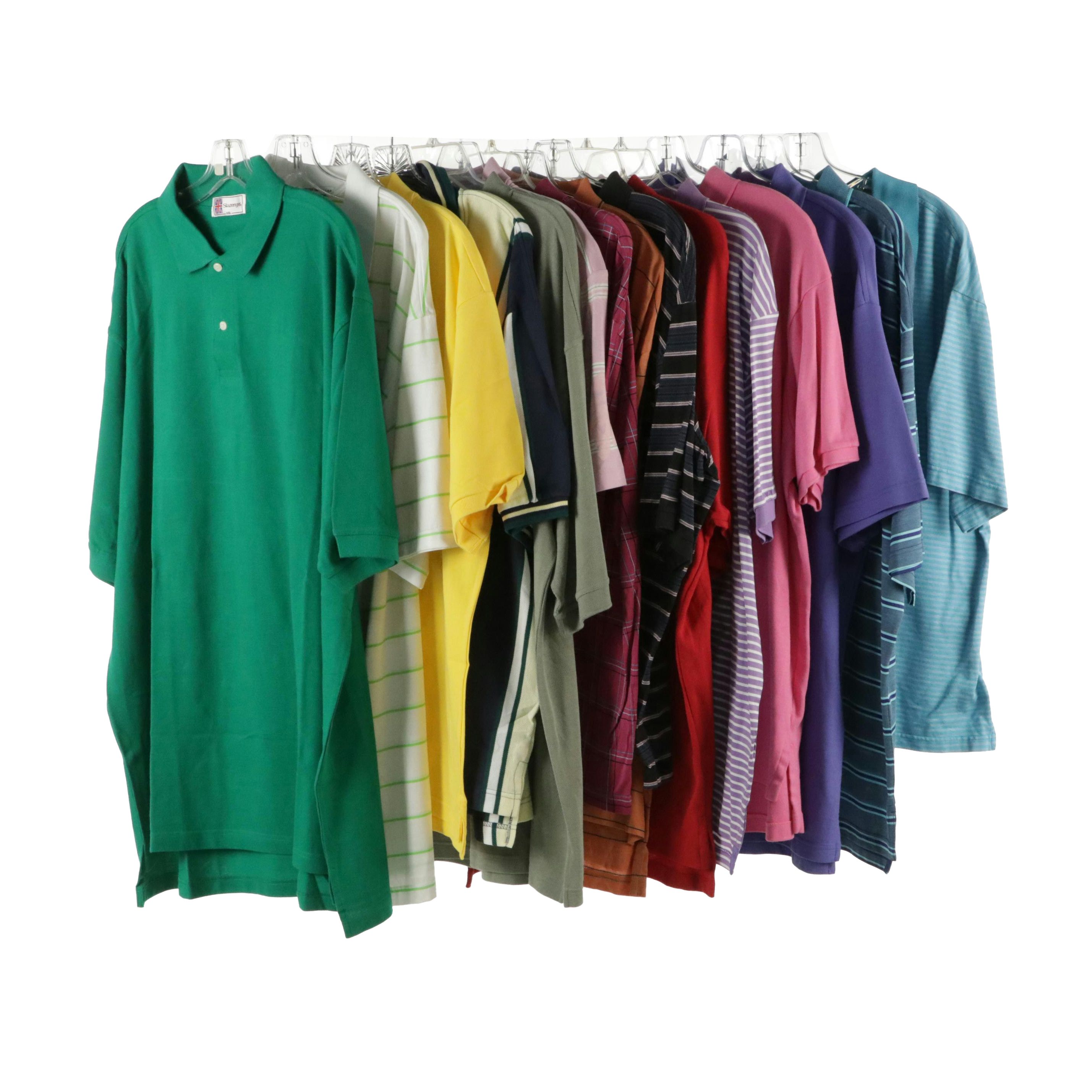 Men's Cotton Polo Shirts Featuring Peter Millar, Bobby Jones, Slazenger, More