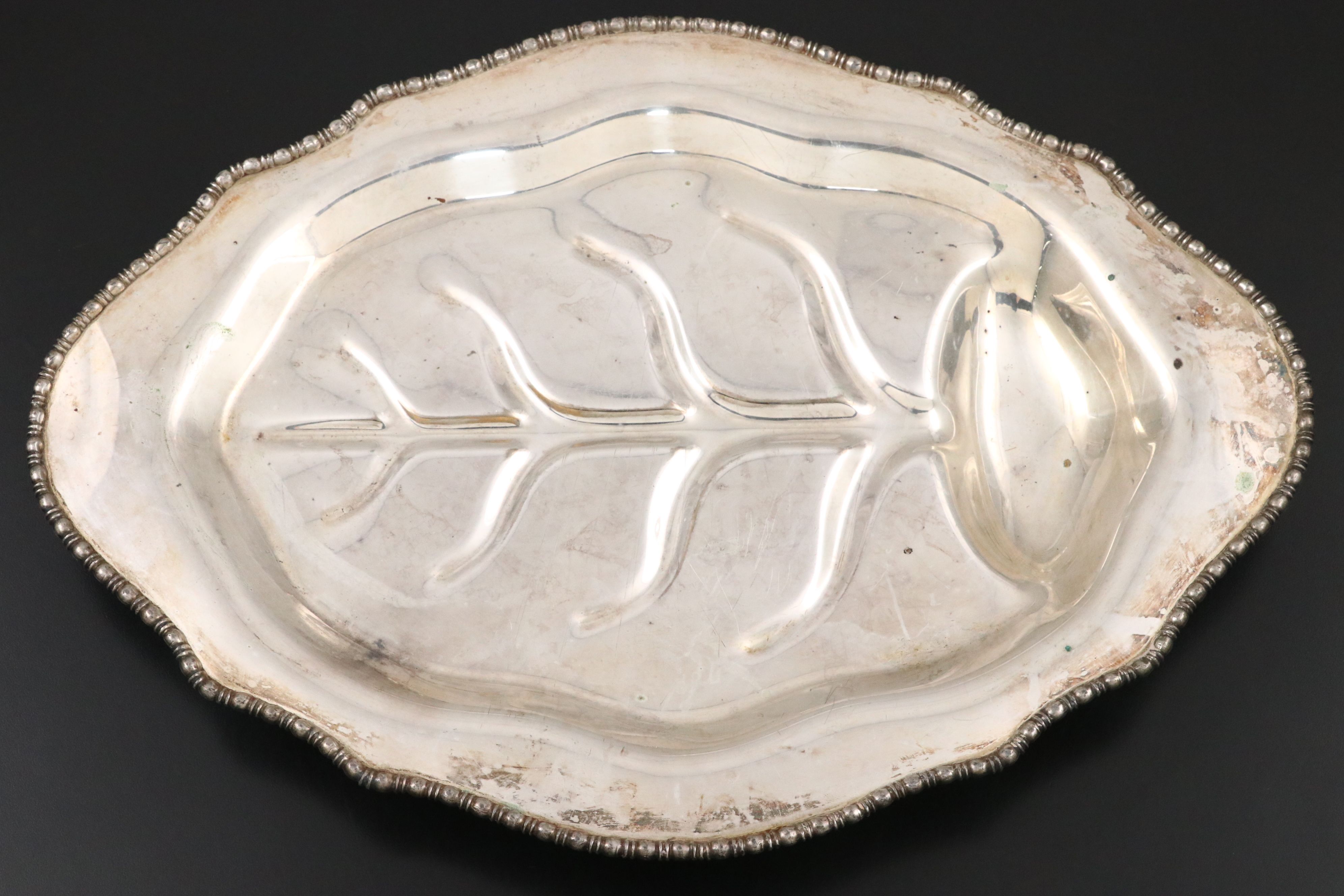 Silver Plate Handled Serving Trays