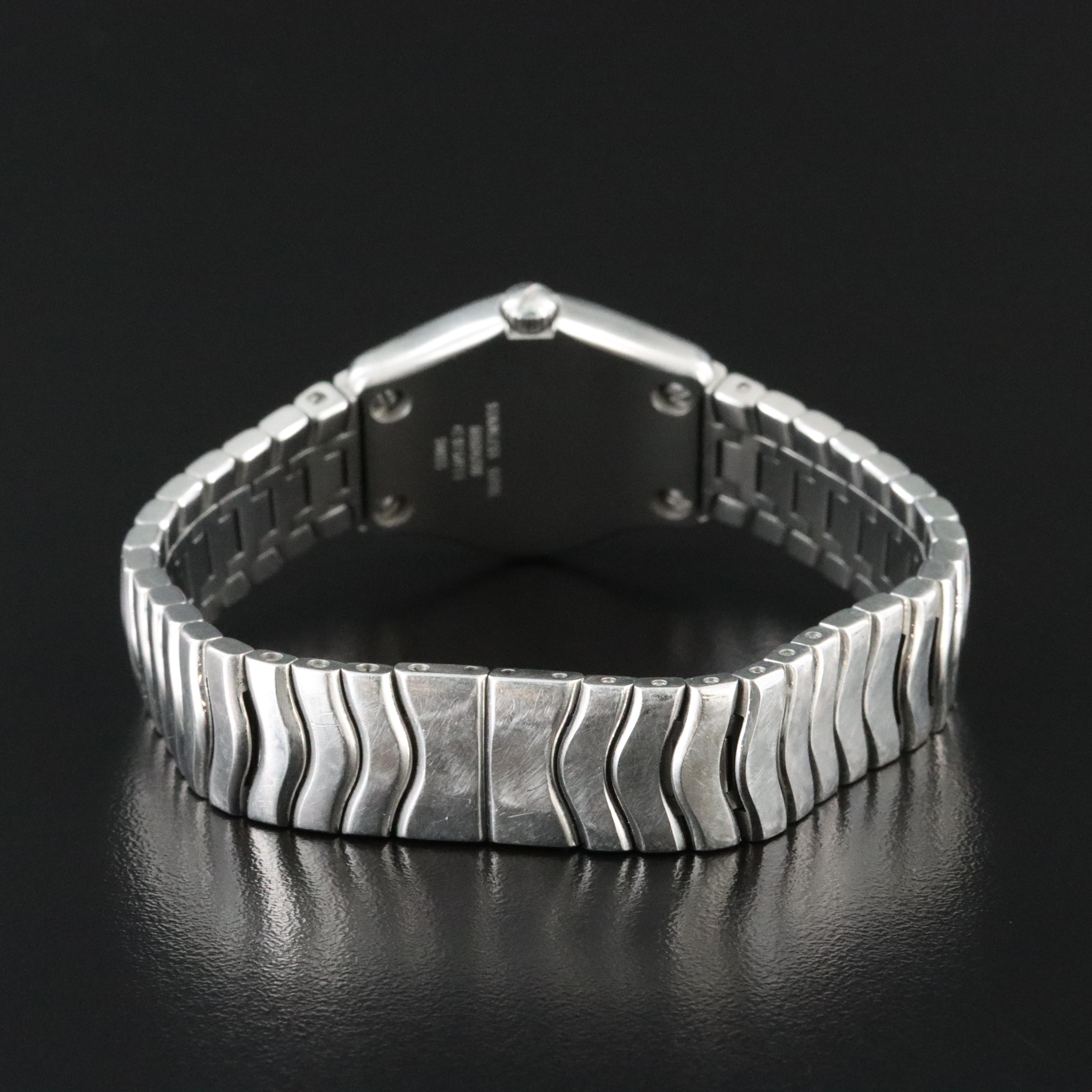 Ebel Mother-of-Pearl Diamond Dial Stainless Steel Model E9157F11 Watch