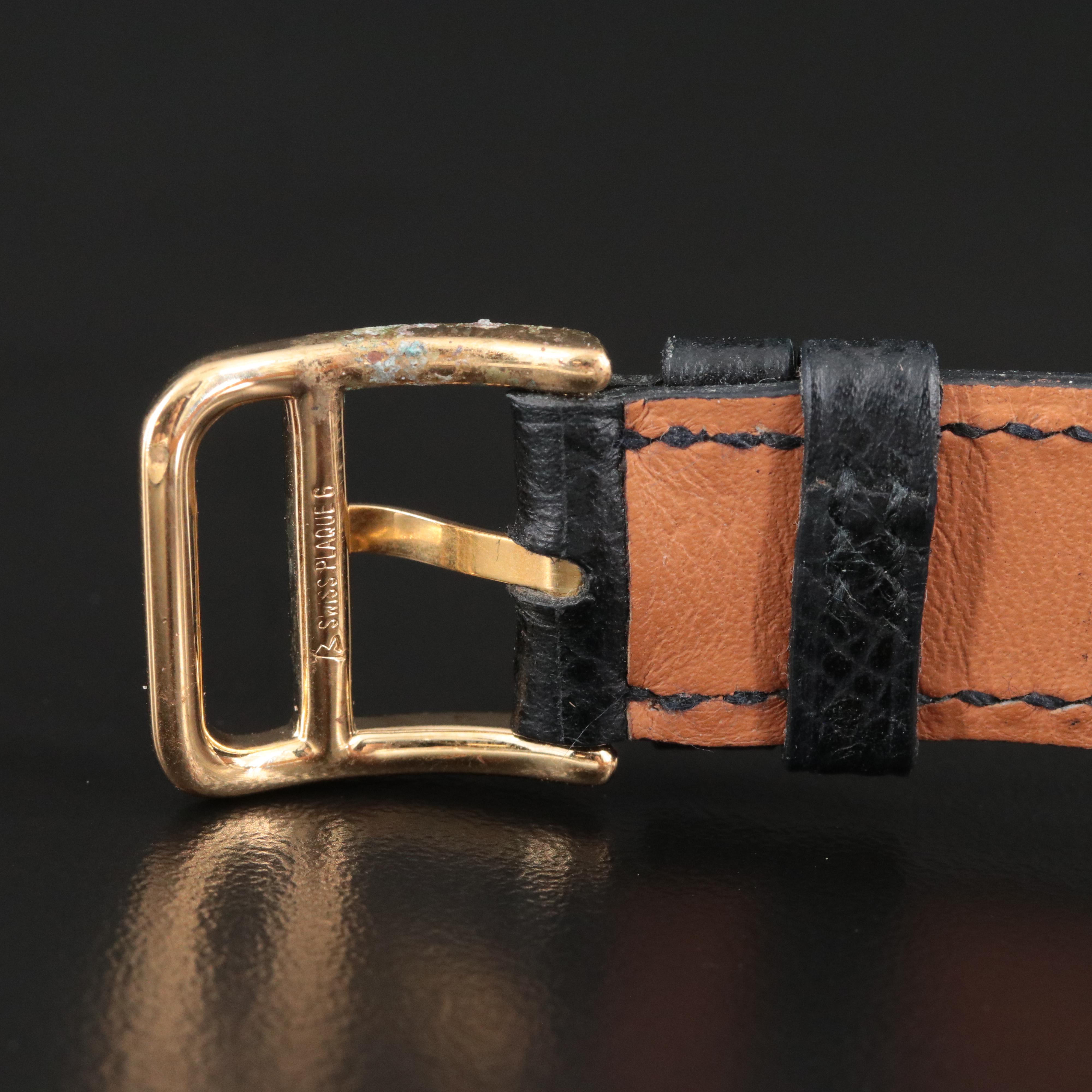 Hermès Heure H Gold-Plated Watch