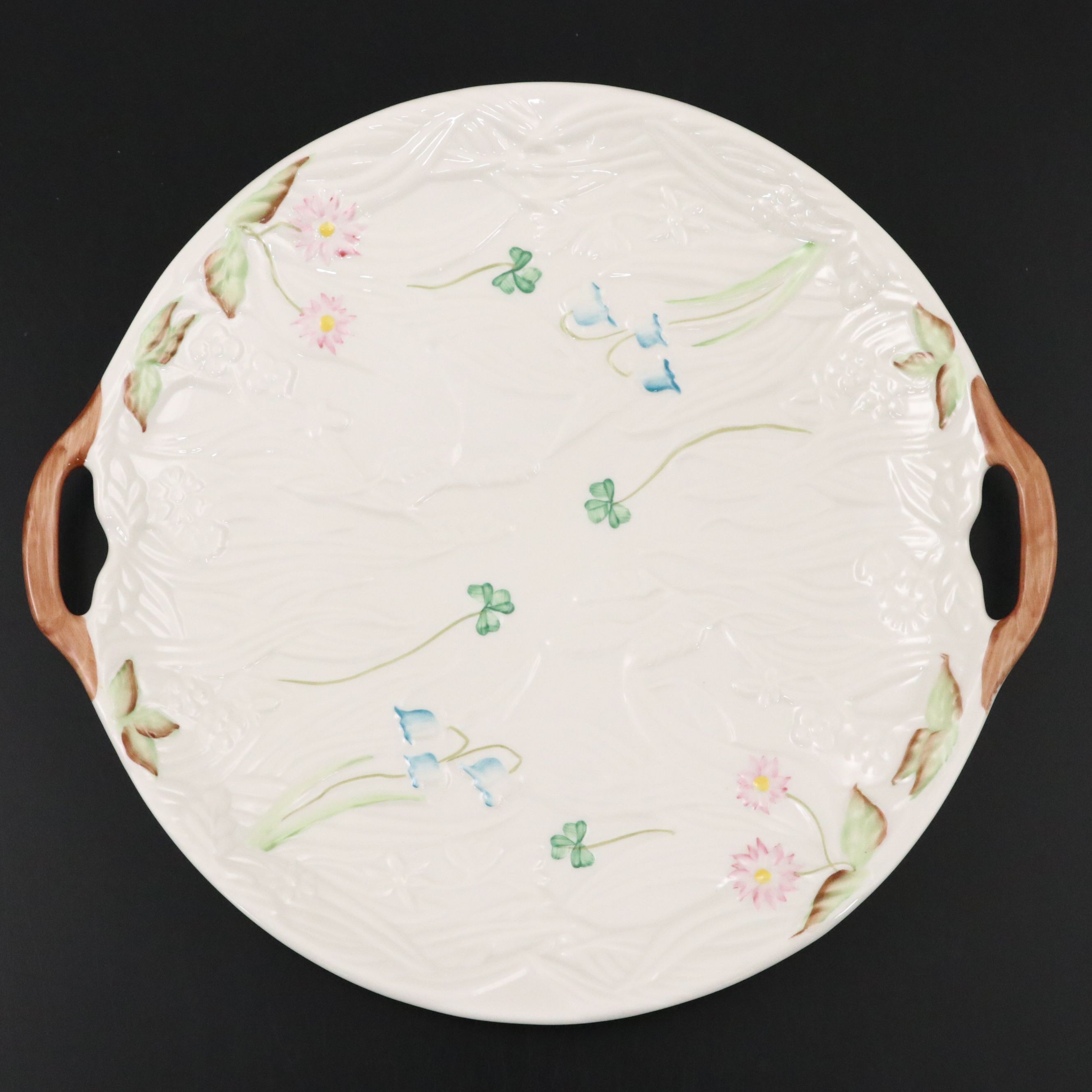 Belleek Limited Edition "Bountiful Garden" Porcelain Tray