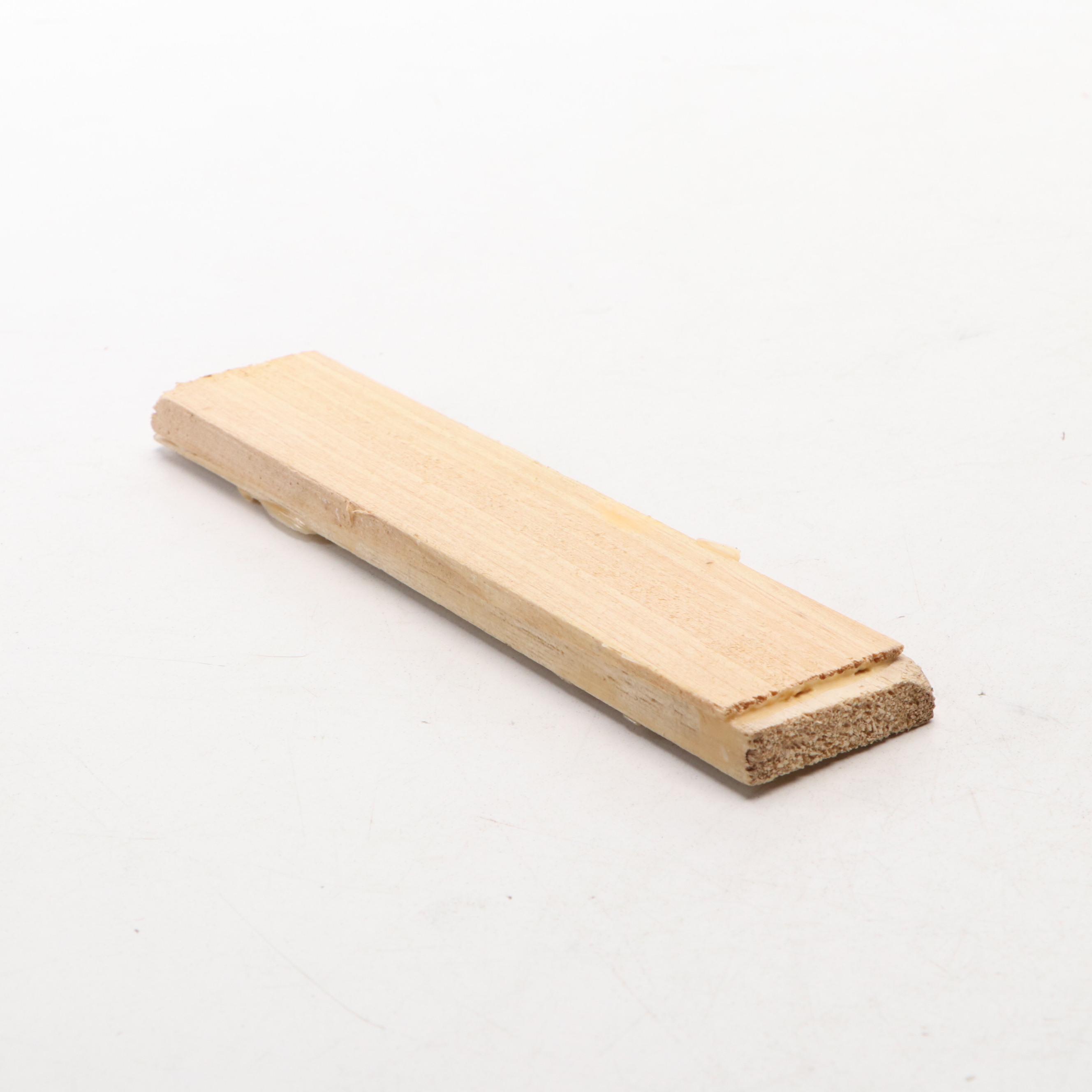 Wooden Mantel Clock with Hunting Scene, Late 19th Century