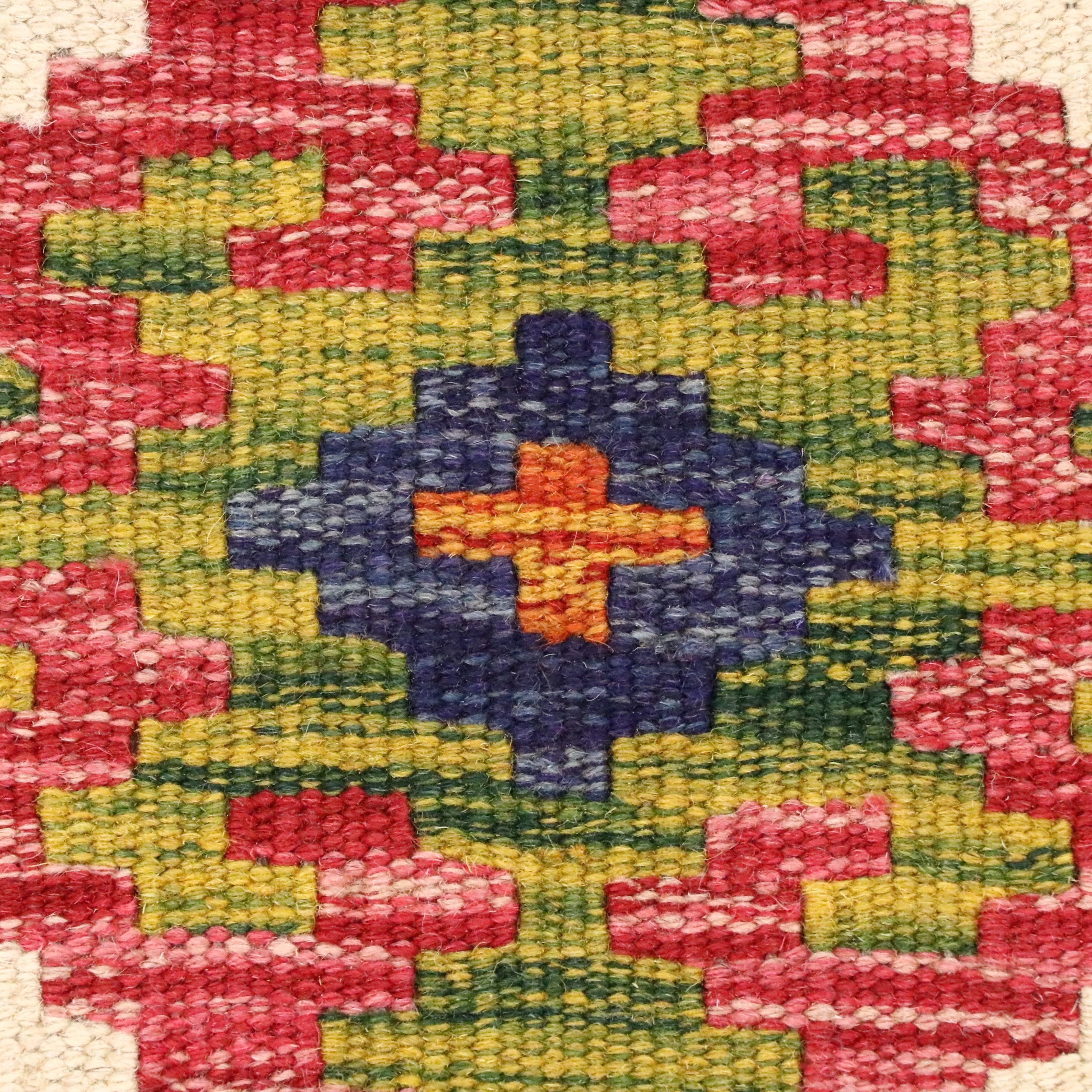 5'10 x 8'5 Handwoven Pakistani Kilim Area Rug