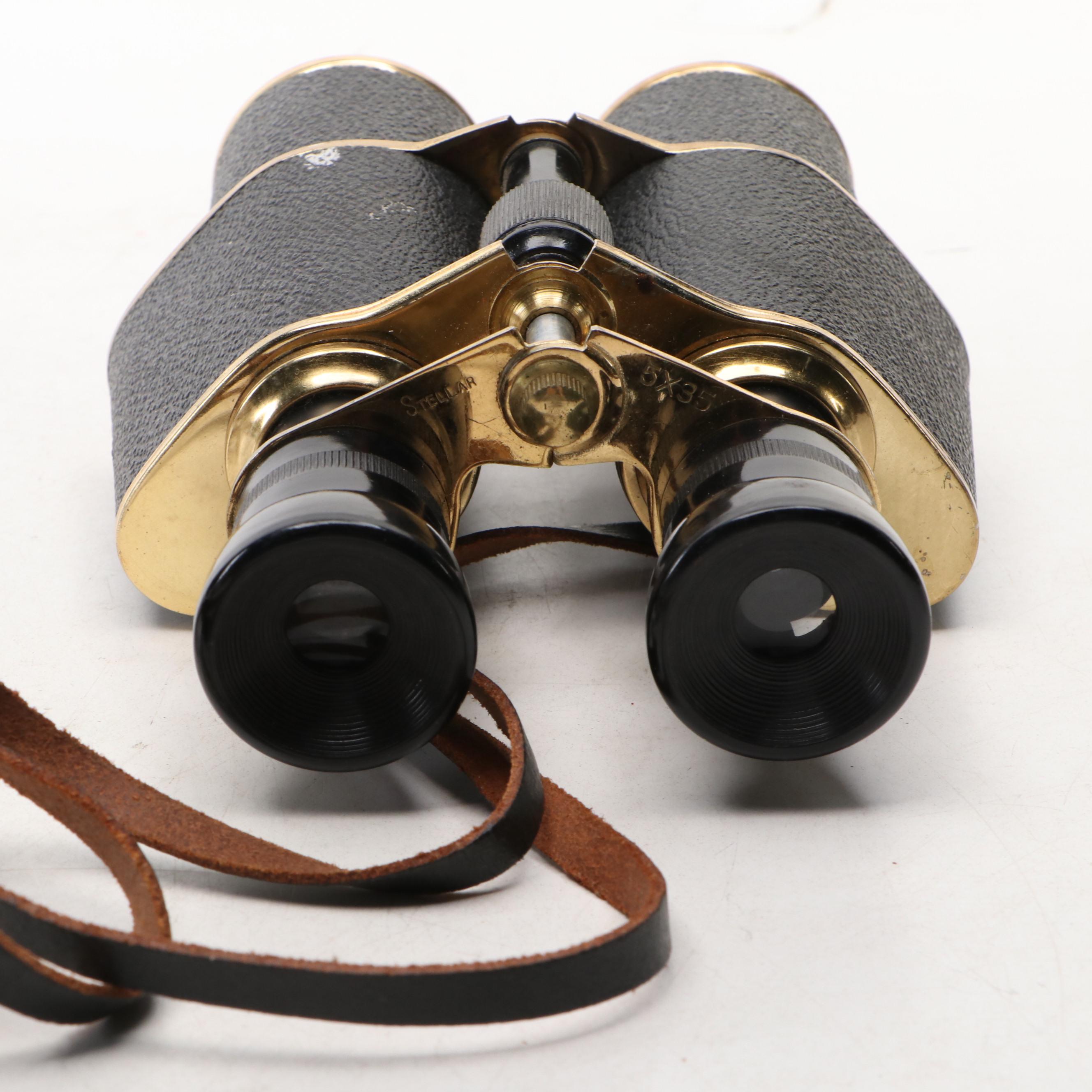 Vintage Stellar Binocular and Pocket Binoculars