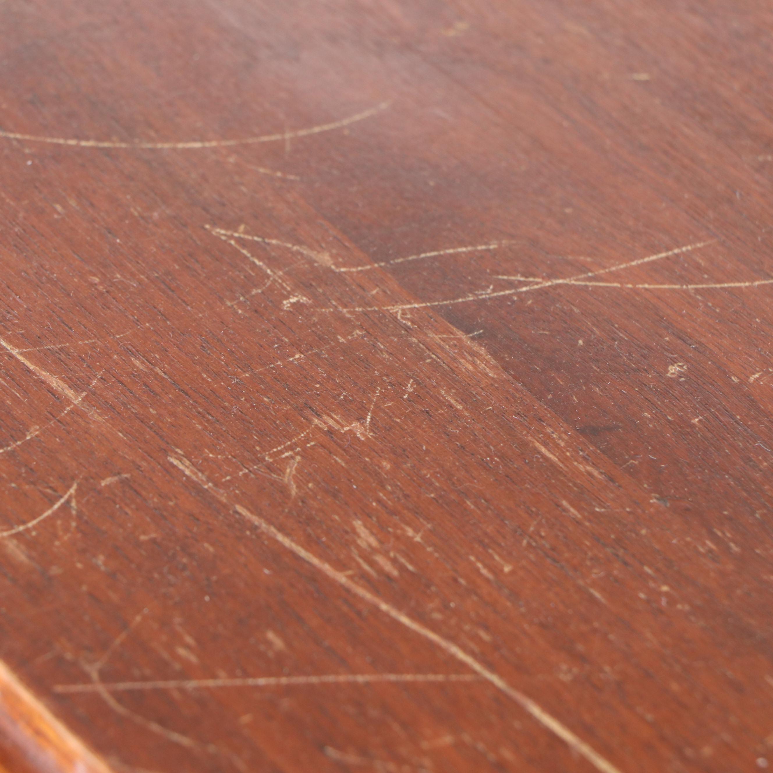 American Federal Style Burl Wood and Walnut Three-Drawer Chest, 19th Century