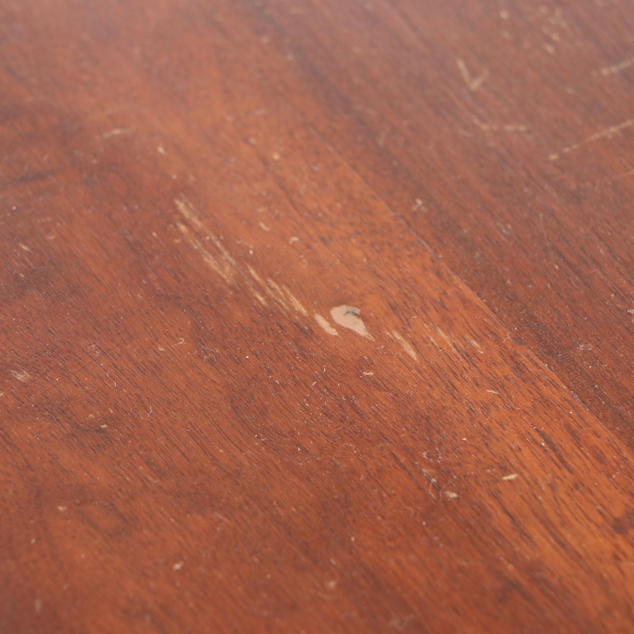 American Federal Style Burl Wood and Walnut Three-Drawer Chest, 19th Century