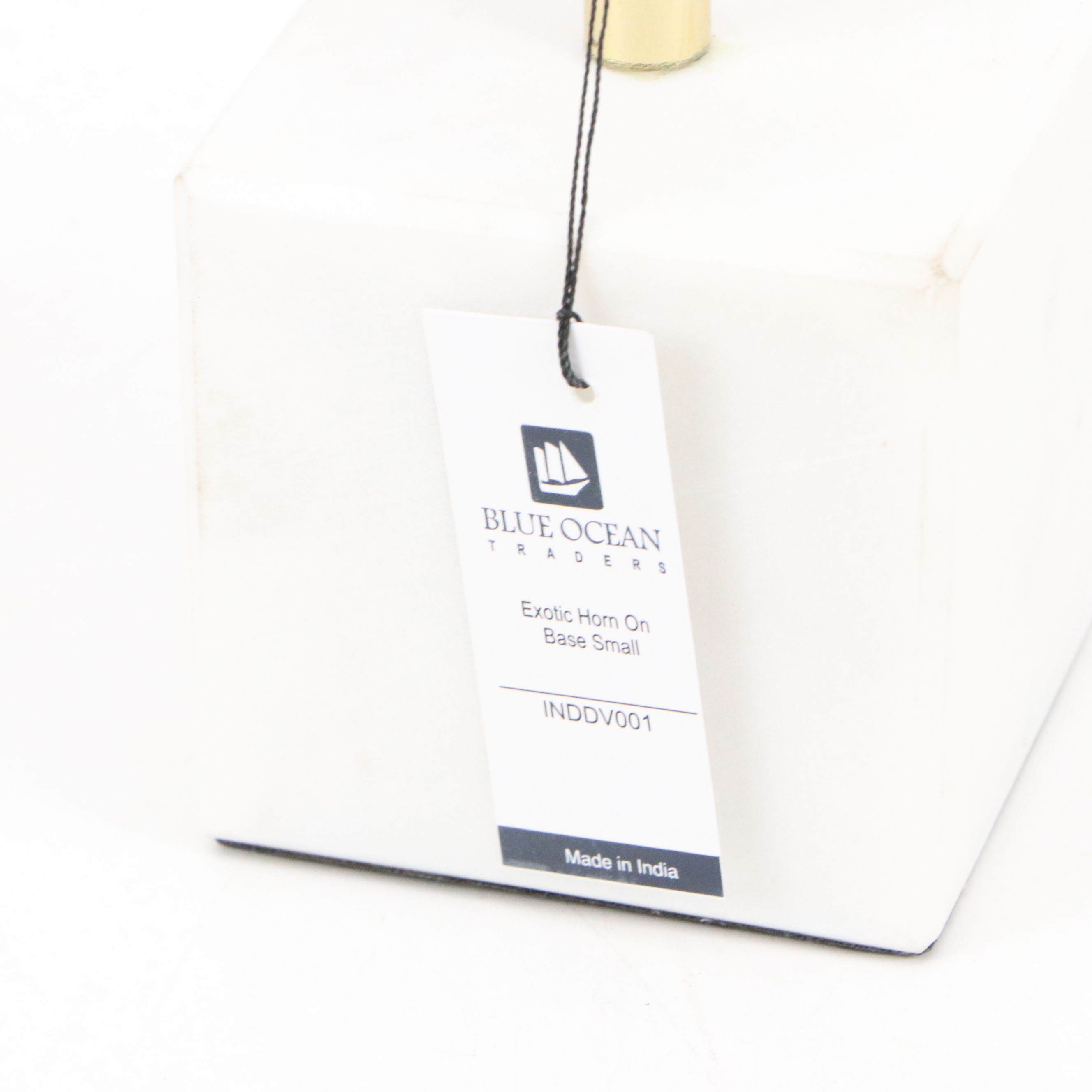 Blue Ocean Chinkara Antelope Horn on Marble Base Pair