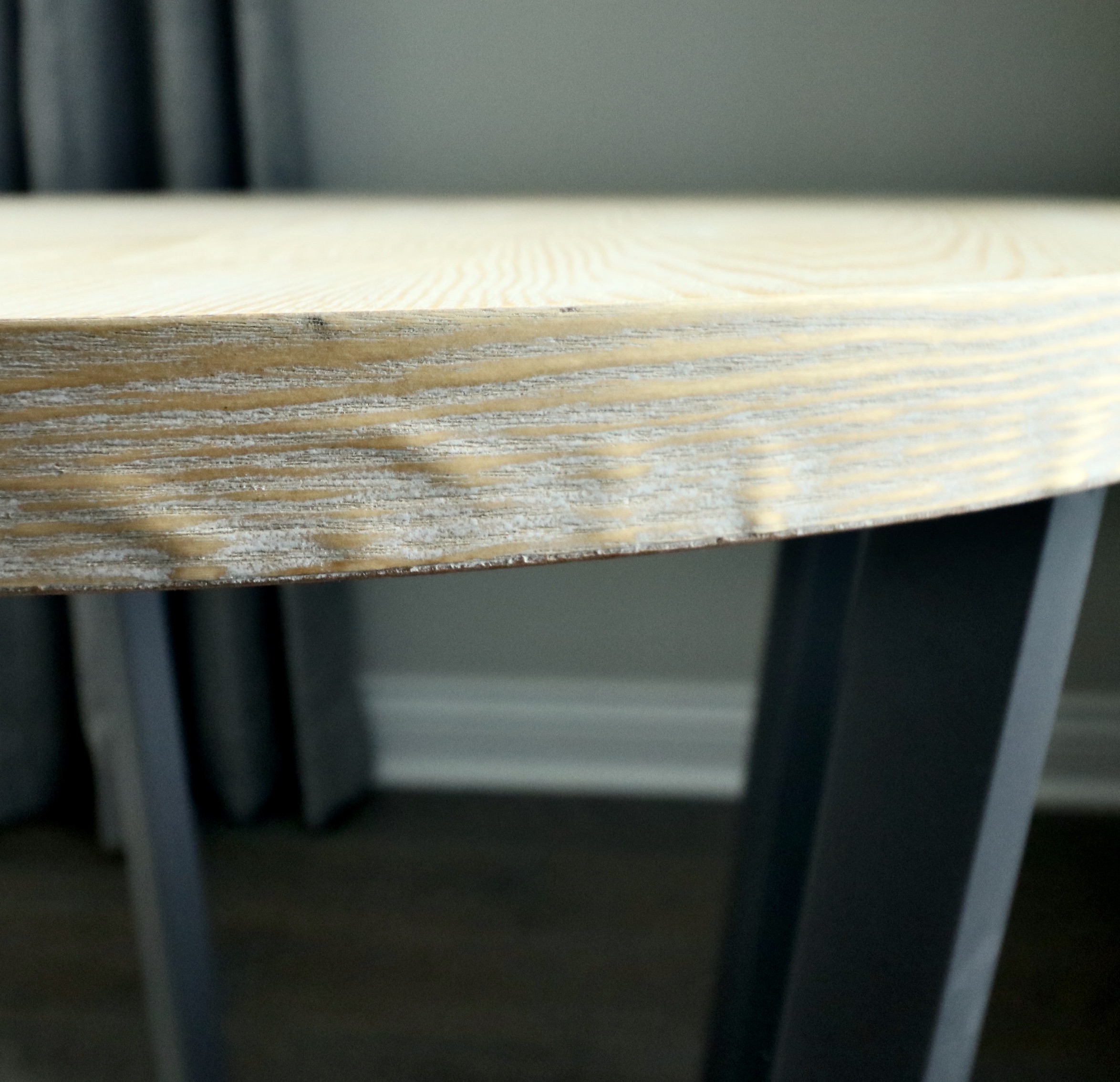 Mercana "Stamford" Metal Frame Upholstered Lounge Chairs and Accent Table