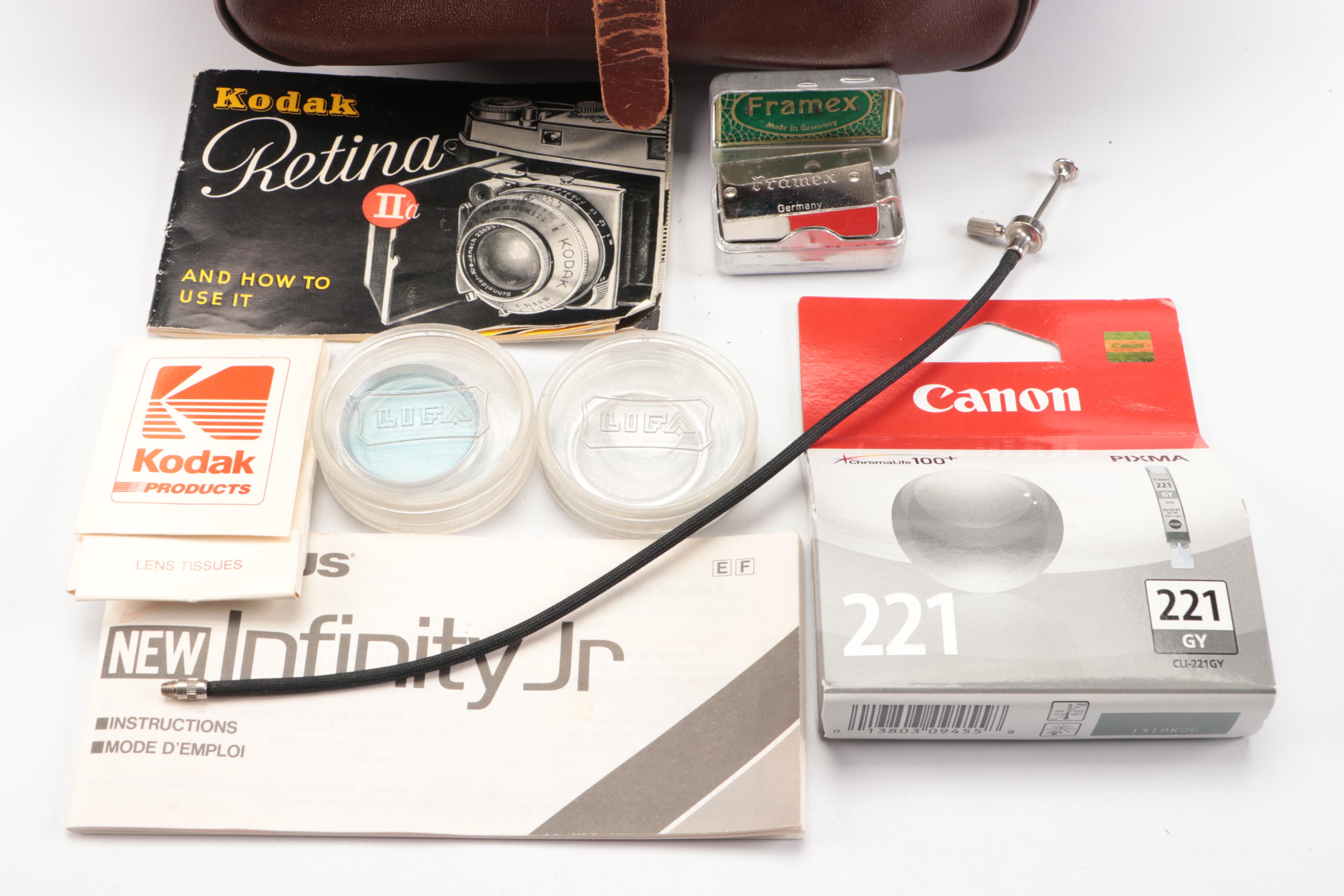 Polaroid 600 Land Camera, Kodak Retina, and More Cameras and Accessories