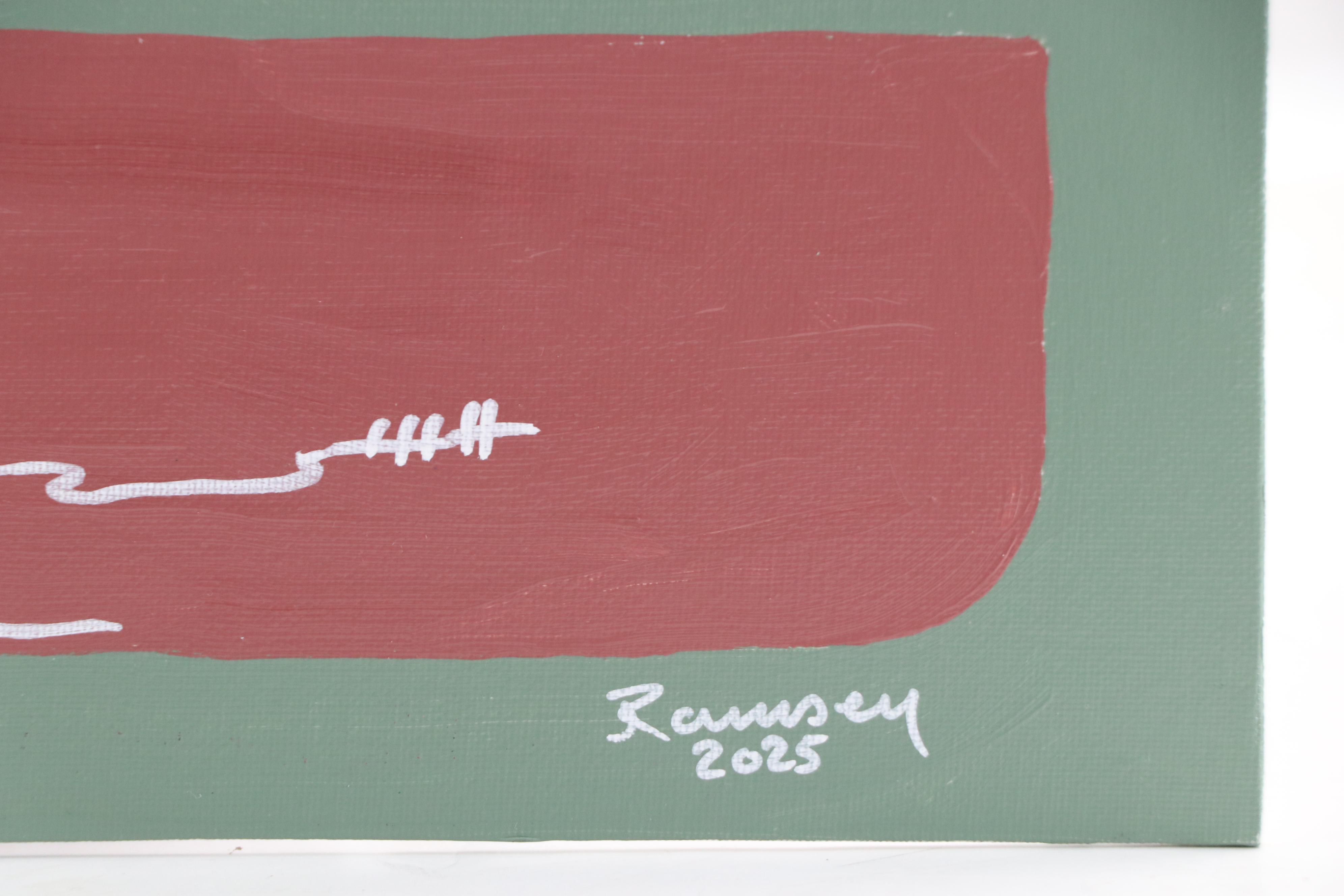 Joshua Ramsey Western Landscape Acrylic Painting "Desert Sunset," 2025