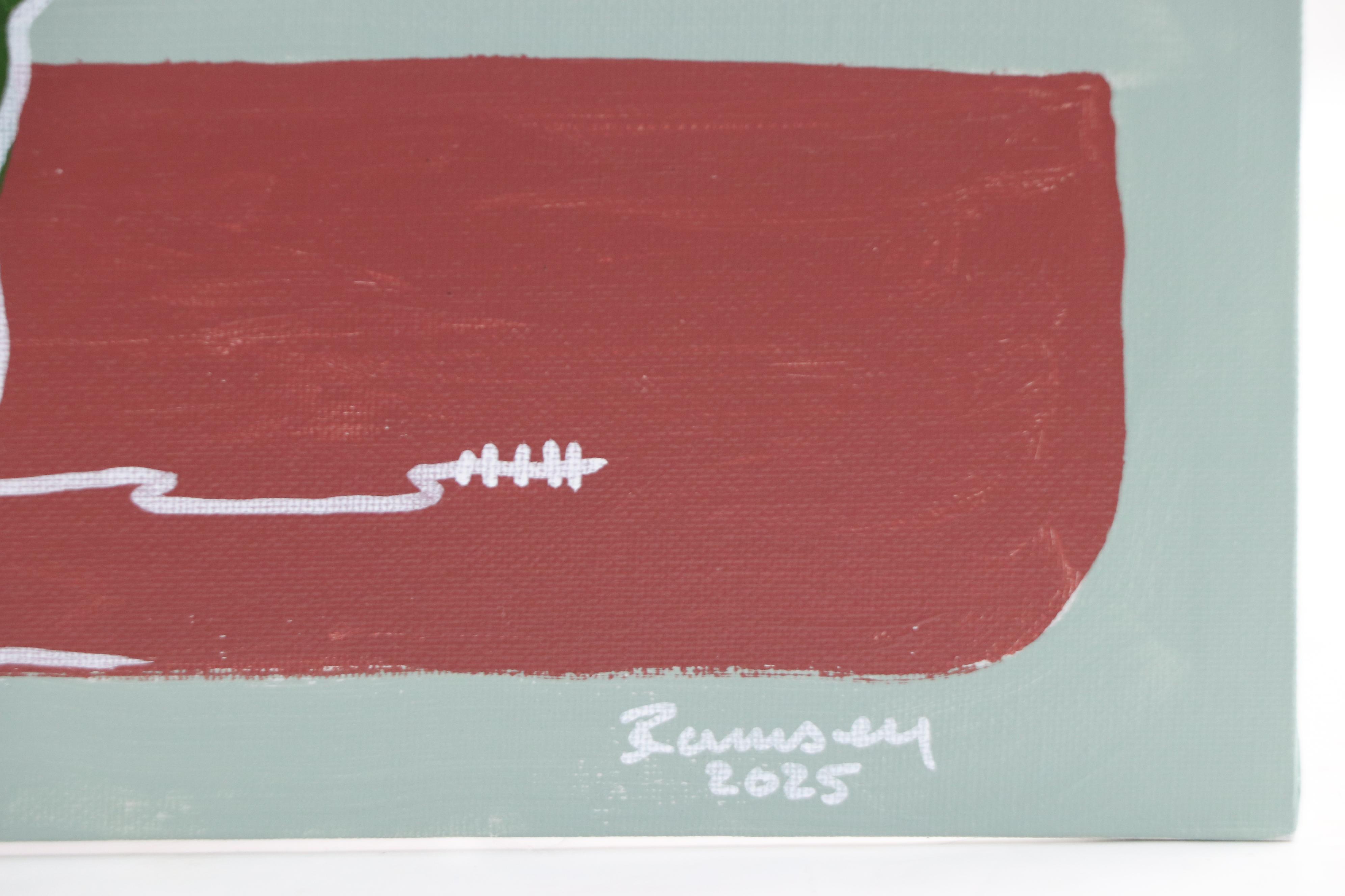 Joshua Ramsey Western Landscape Acrylic Painting "Desert Moon Rise," 2025