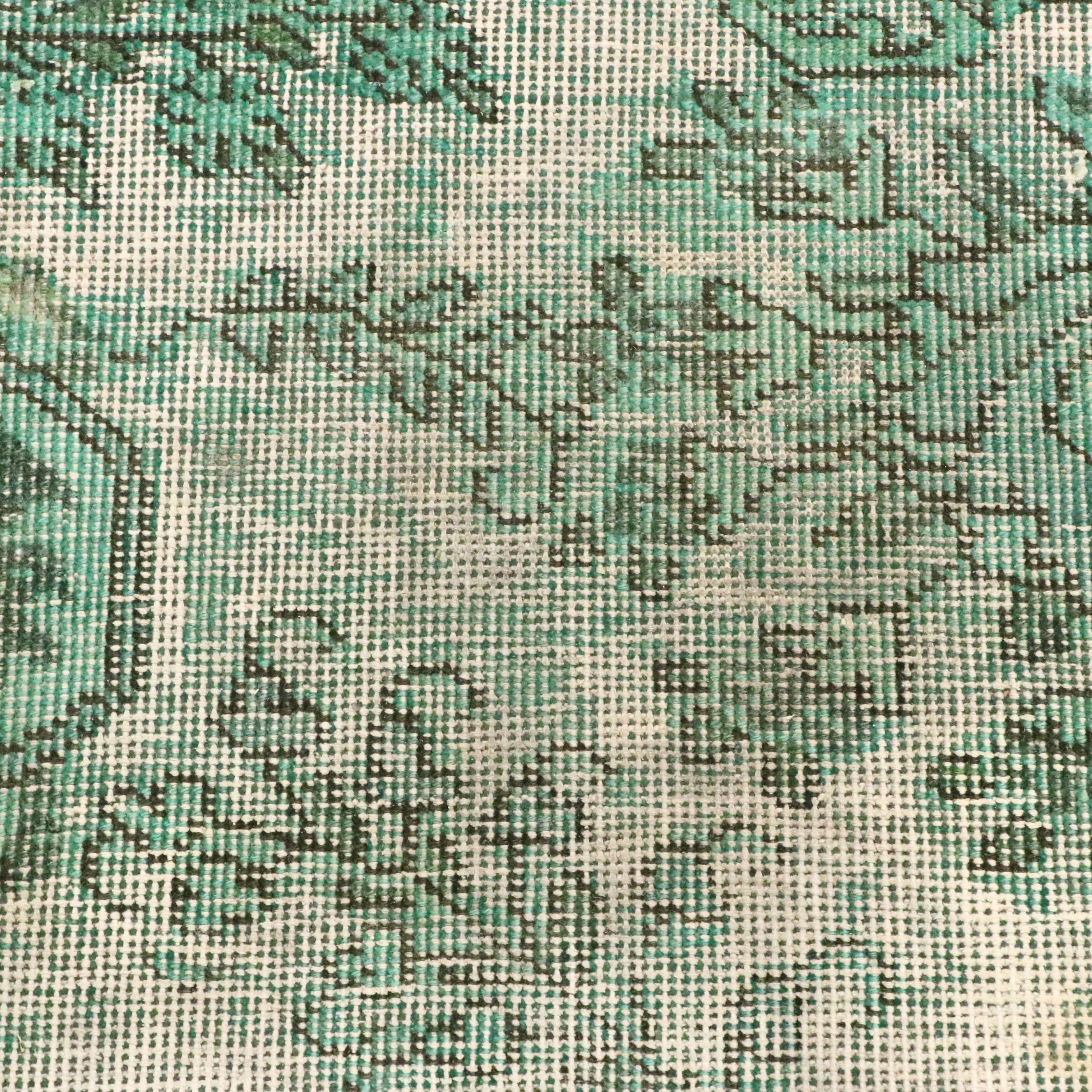 7'1 x 10'2 Hand-Knotted Persian Style Shaved Area Rug