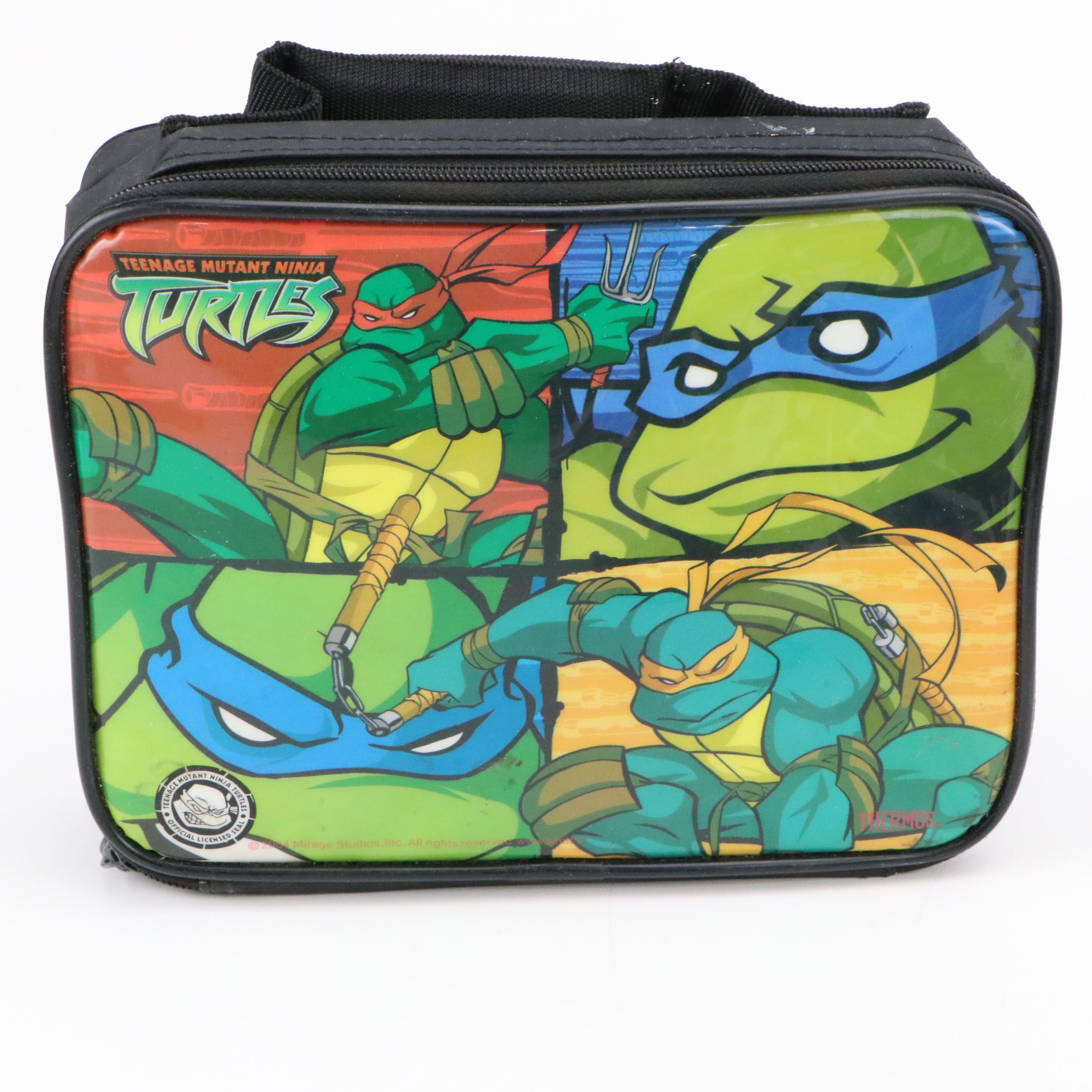 Teenage Mutant Ninja Turtles Action Figures with Lunchbox and Helmet