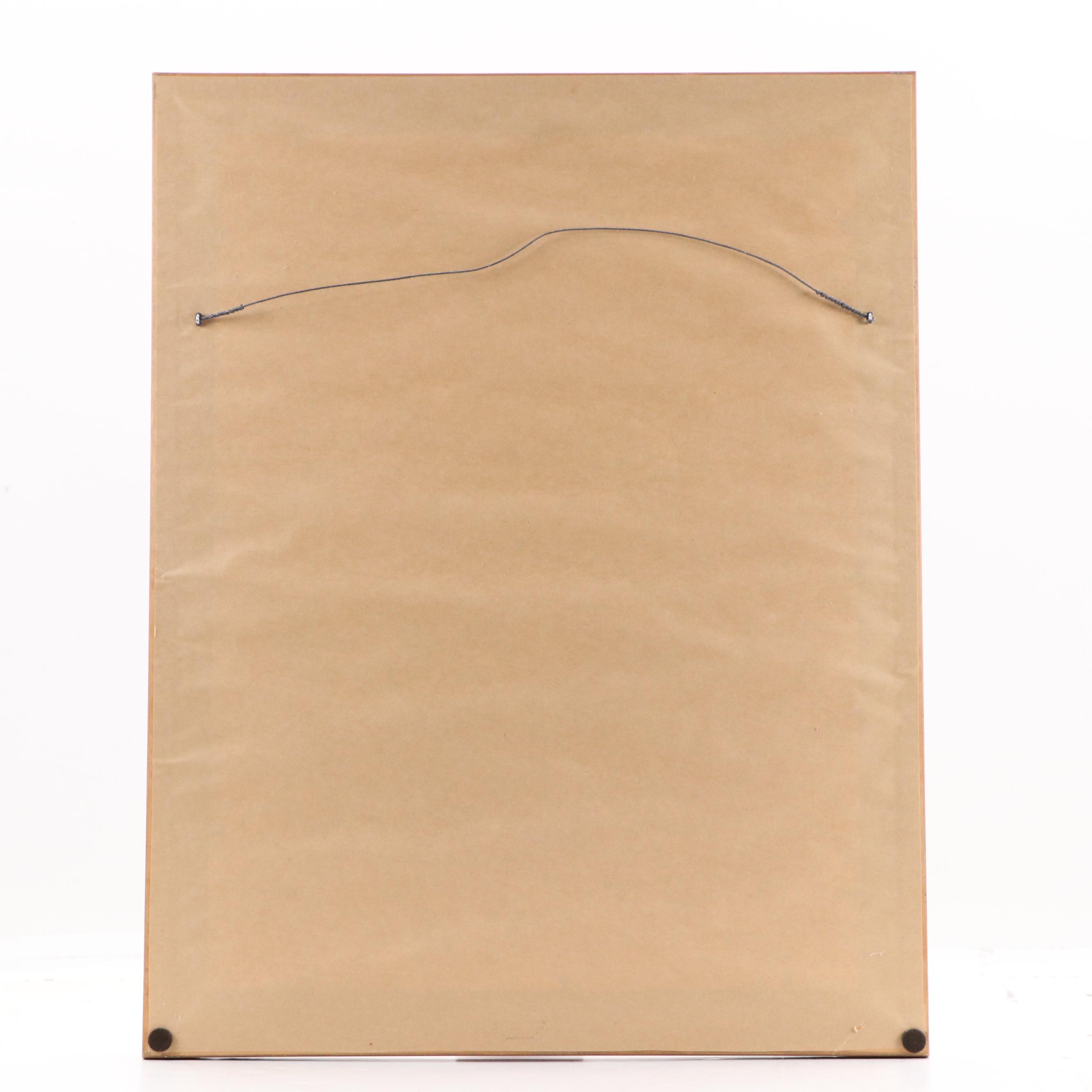 Offset Lithograph After Frederic Remington "Danger Ahead"