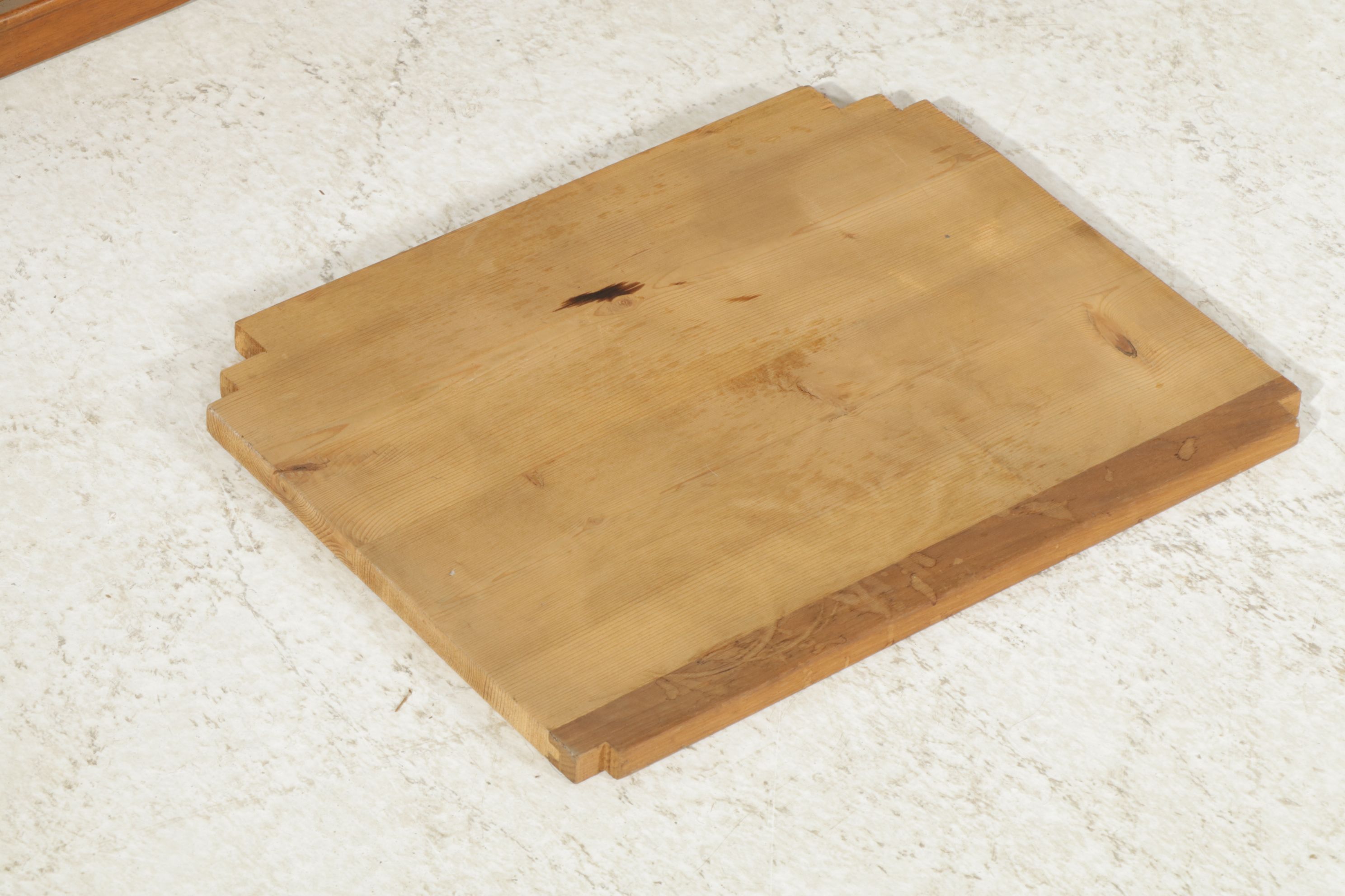 Louis XV Style Knockdown Armoire with Carved Rococo Cartouche, Late 19th Century