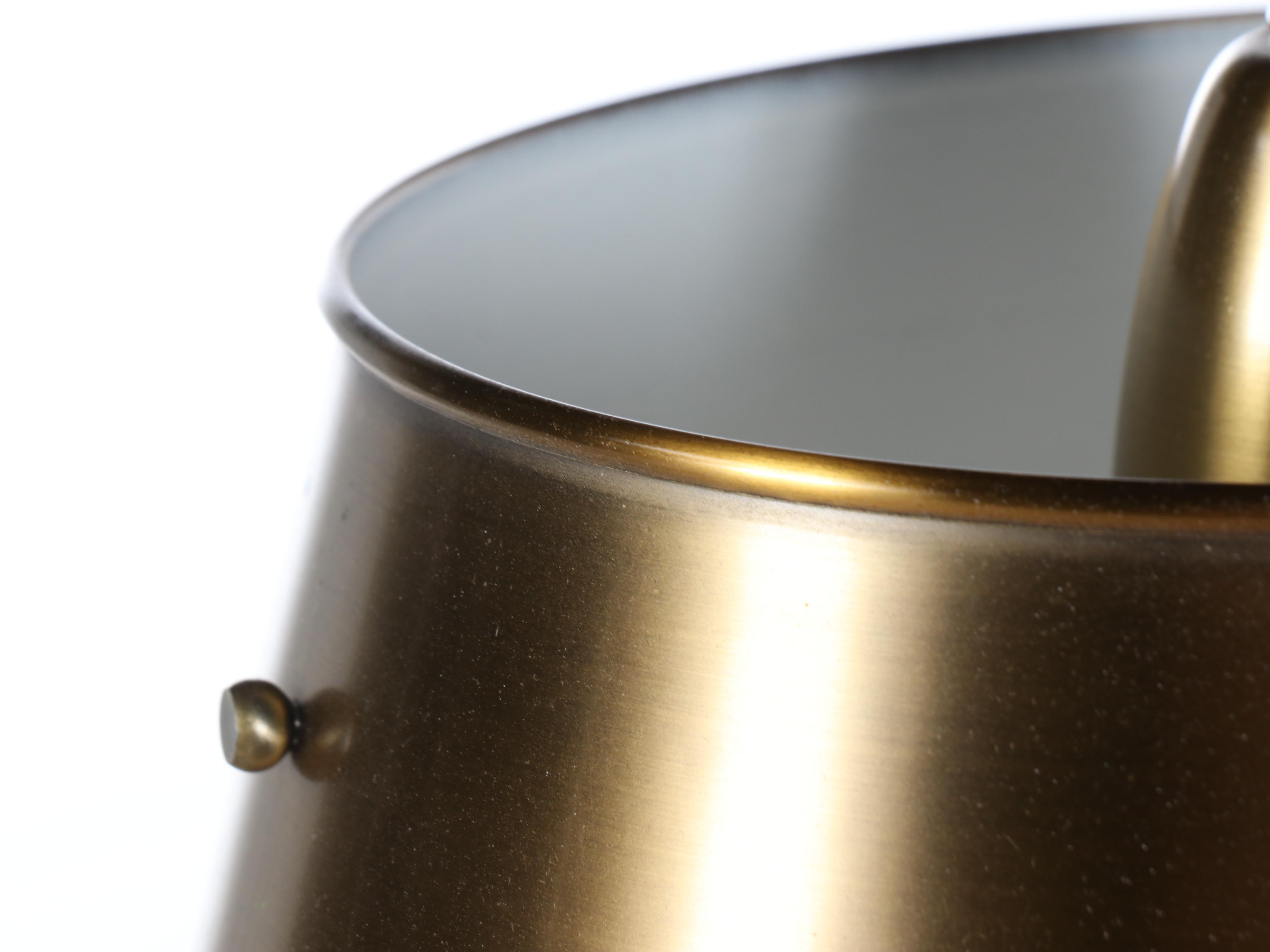 Brass Finish Metal Reading Floor Lamp, 2004