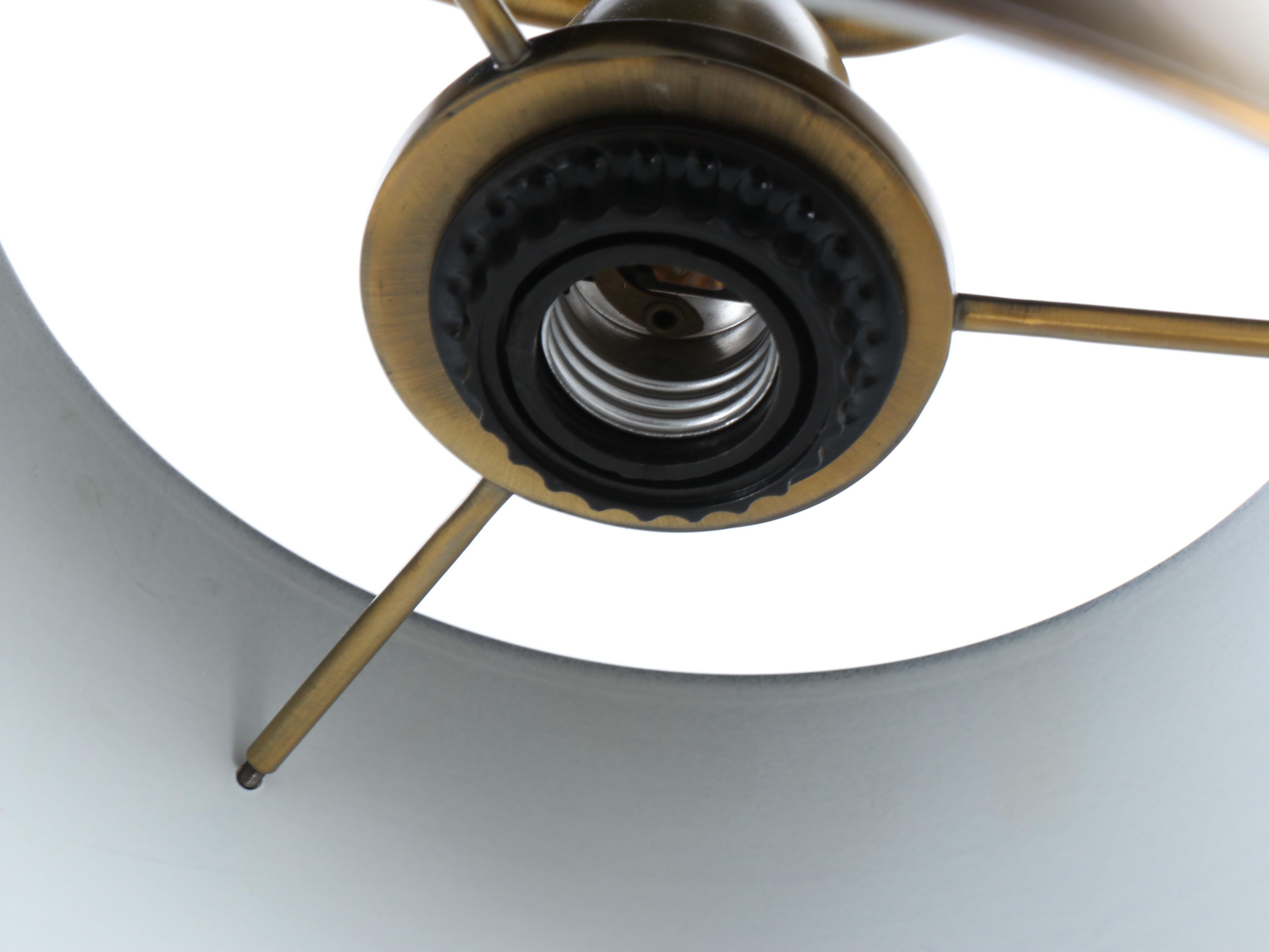 Brass Finish Metal Reading Floor Lamp, 2004