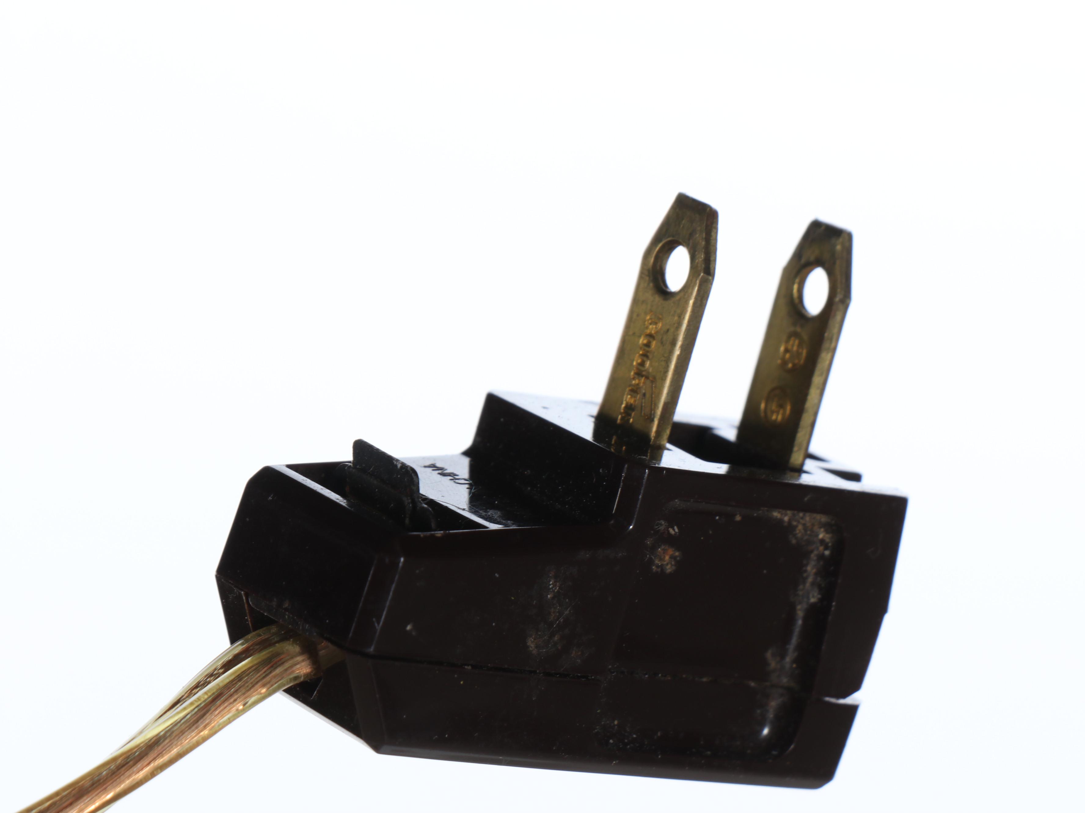 Brass Finish Metal Reading Floor Lamp, 2004