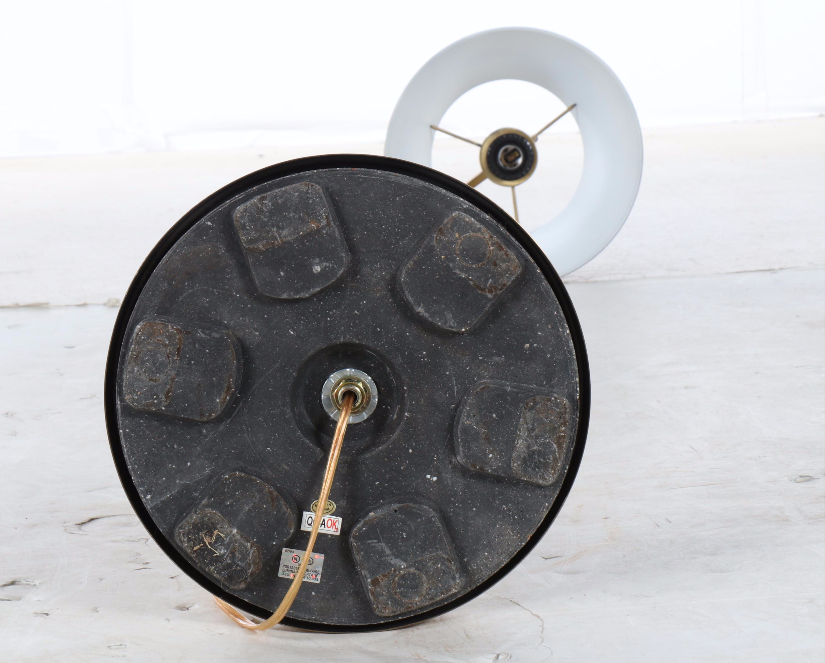 Brass Finish Metal Reading Floor Lamp, 2004