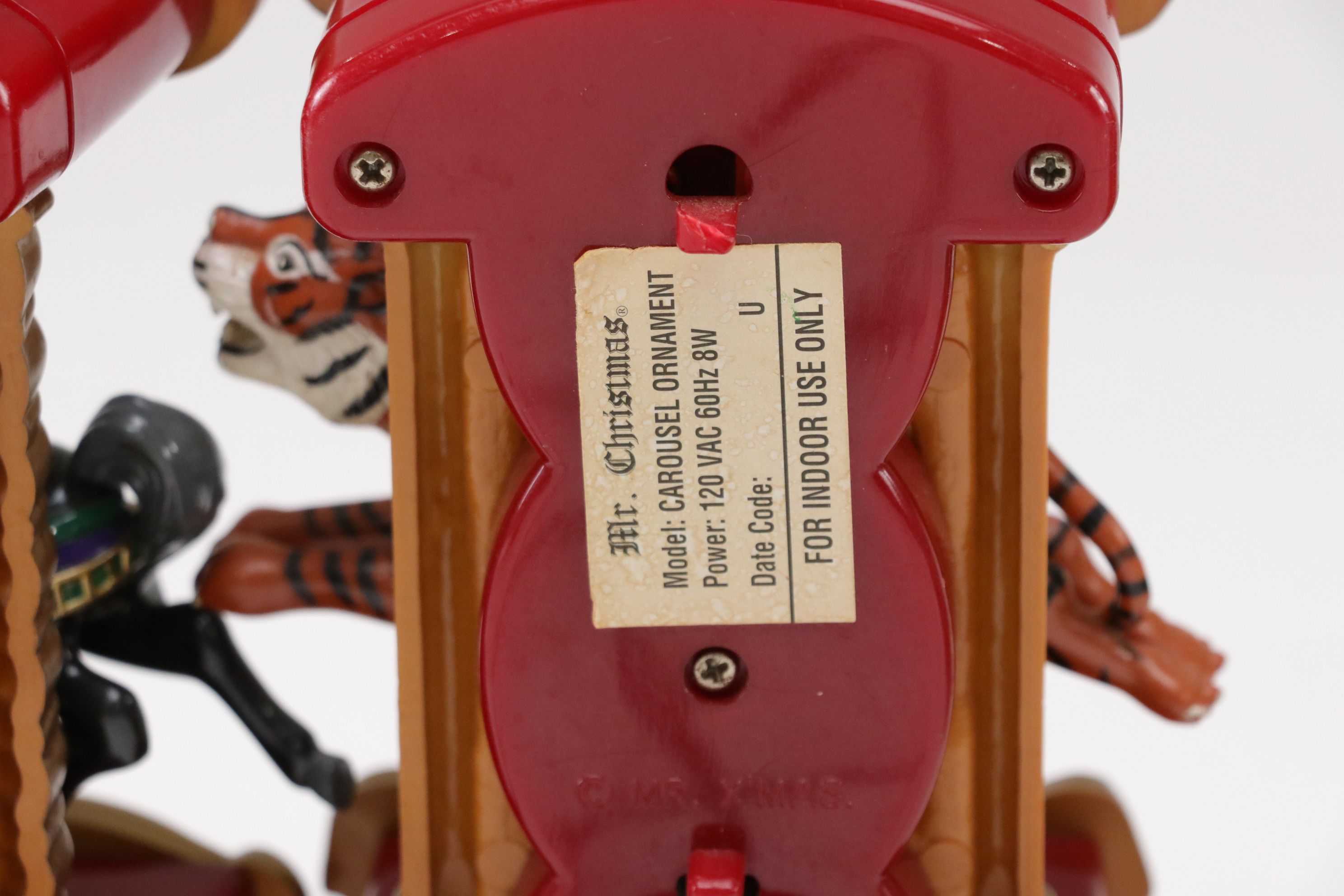 Mr. Christmas "Holiday Carousel" Light-Up Decor with "Reindeer Feed" Bags