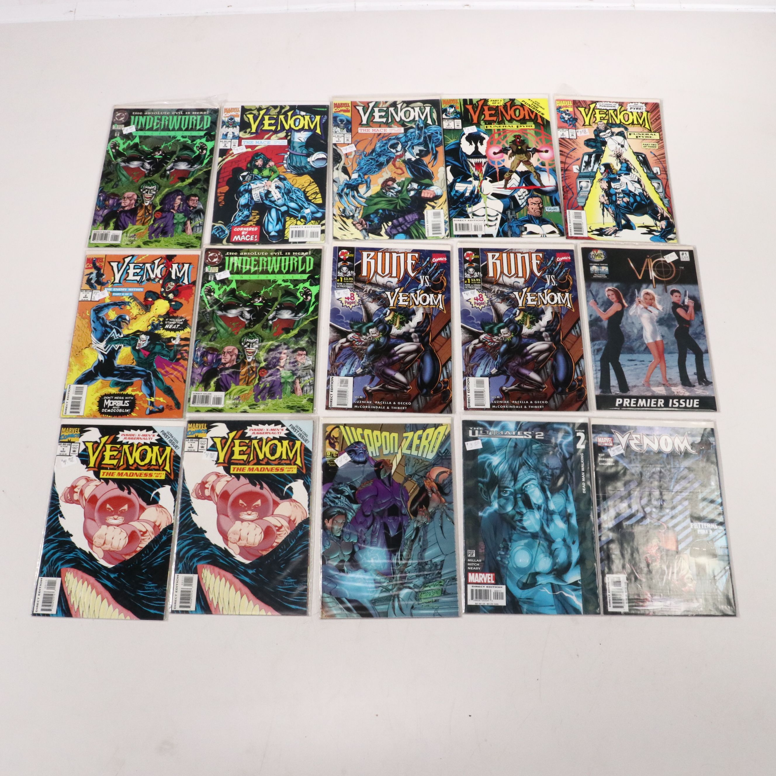 Modern Age Comic Books Featuring "Venom", "Spider-Man 2099", and More