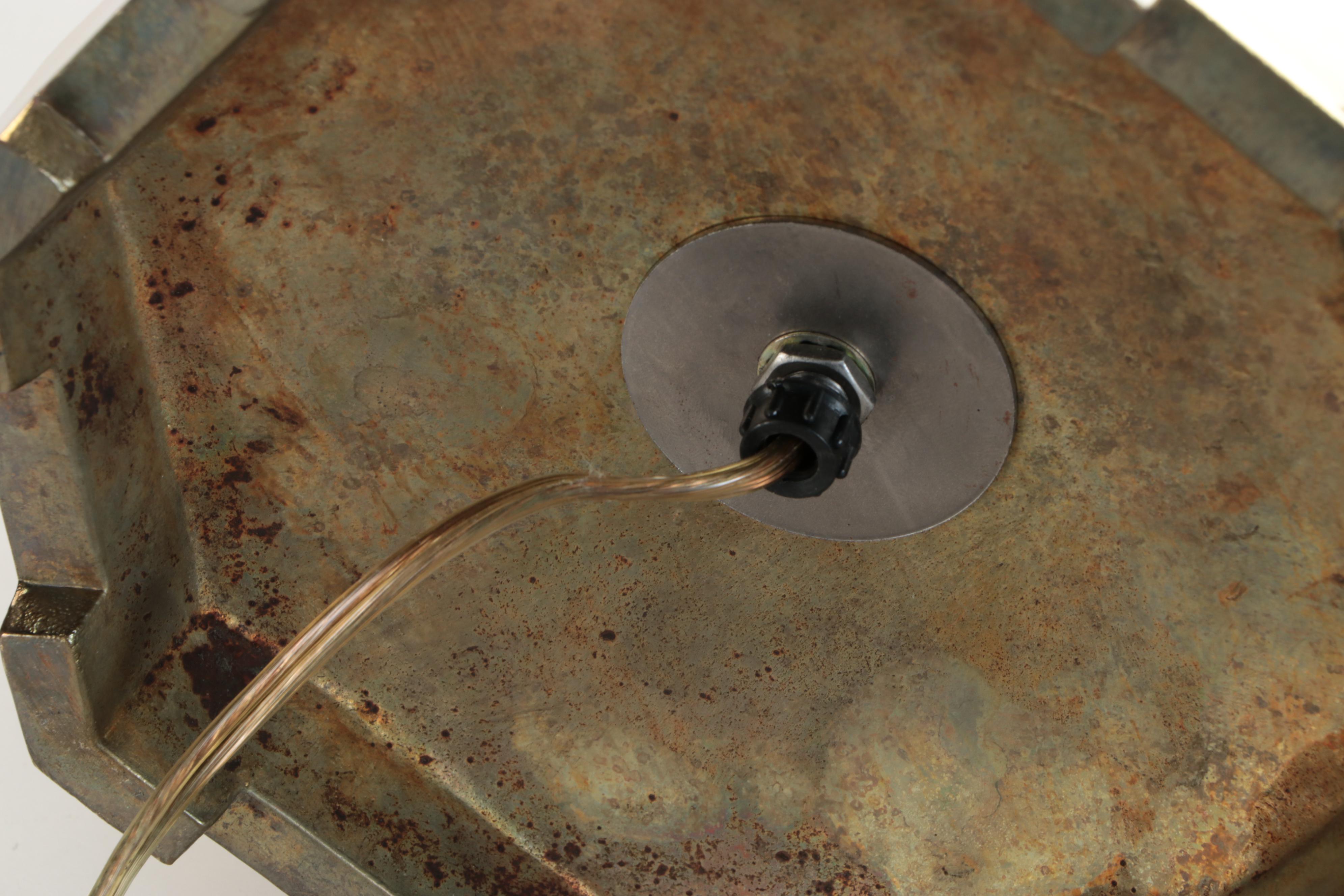 Pair of Ethan Allen Lacqured Brass Tea Canister Style Table Lamps, Vintage