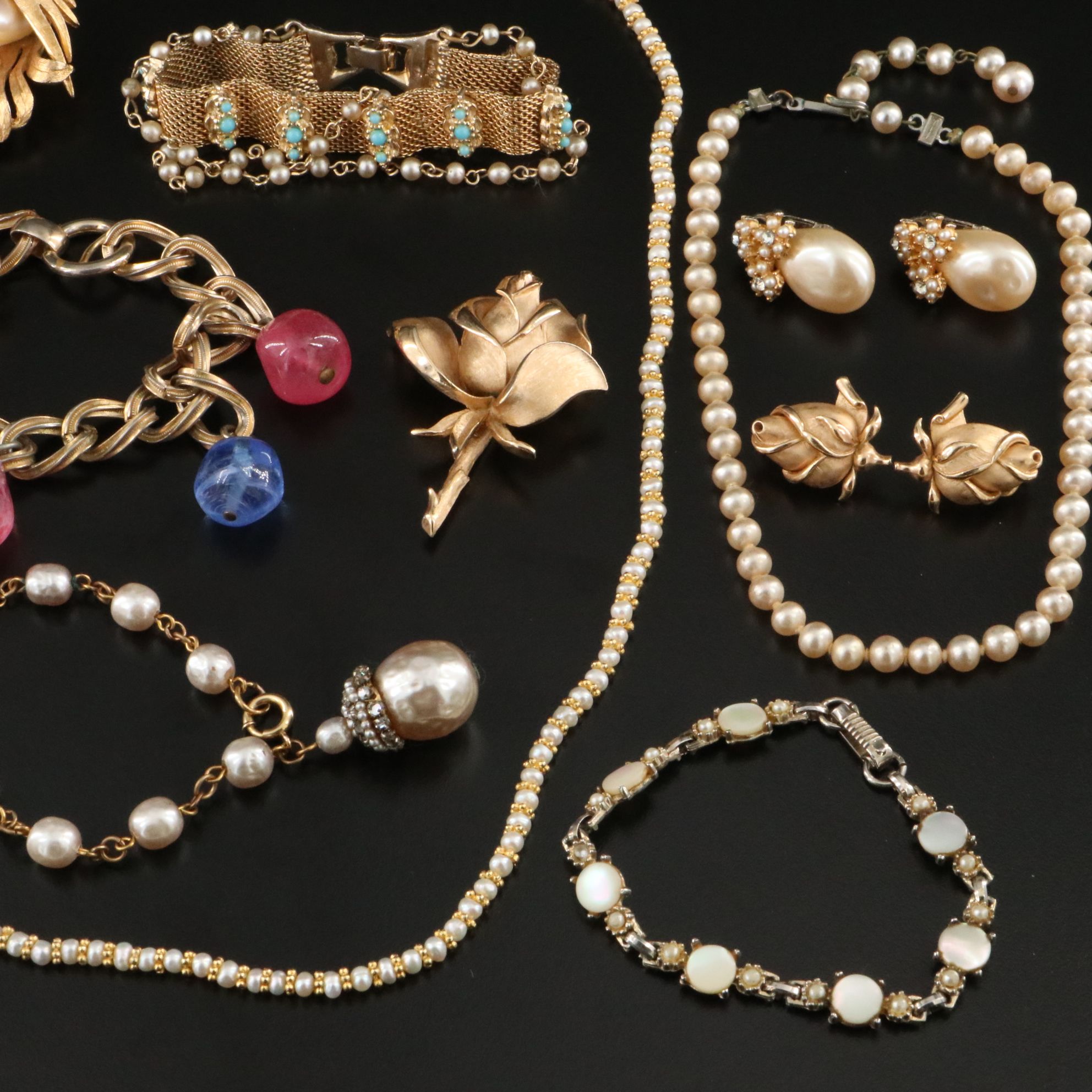 Trifari, De Nicola and Marhill Featured in Vintage Costume Jewelry