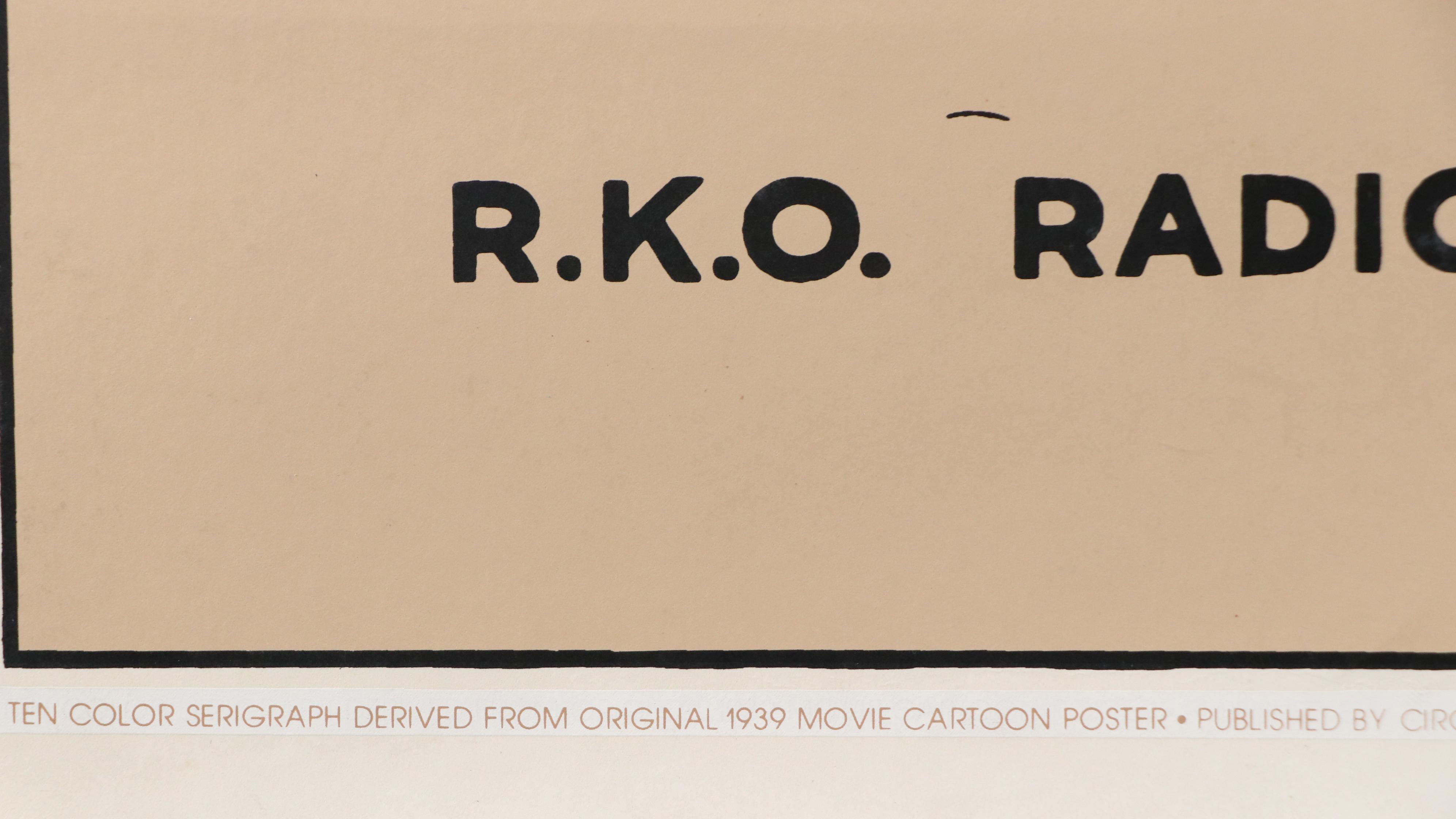 Walt Disney Serigraph Movie Poster "Donald's Better Self," 1939