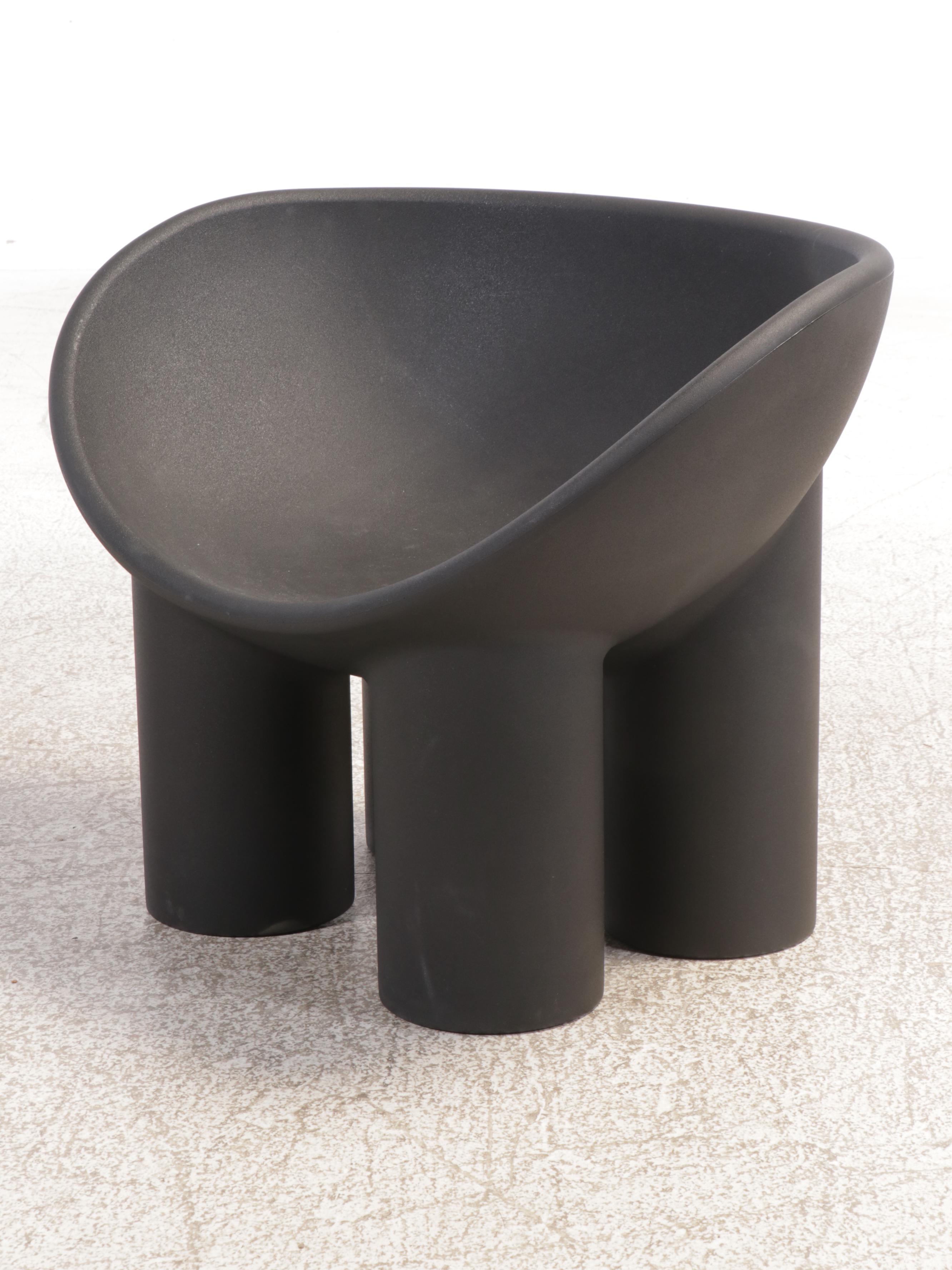 Driade Italy "Roly Poly" Modernist Style Armchair