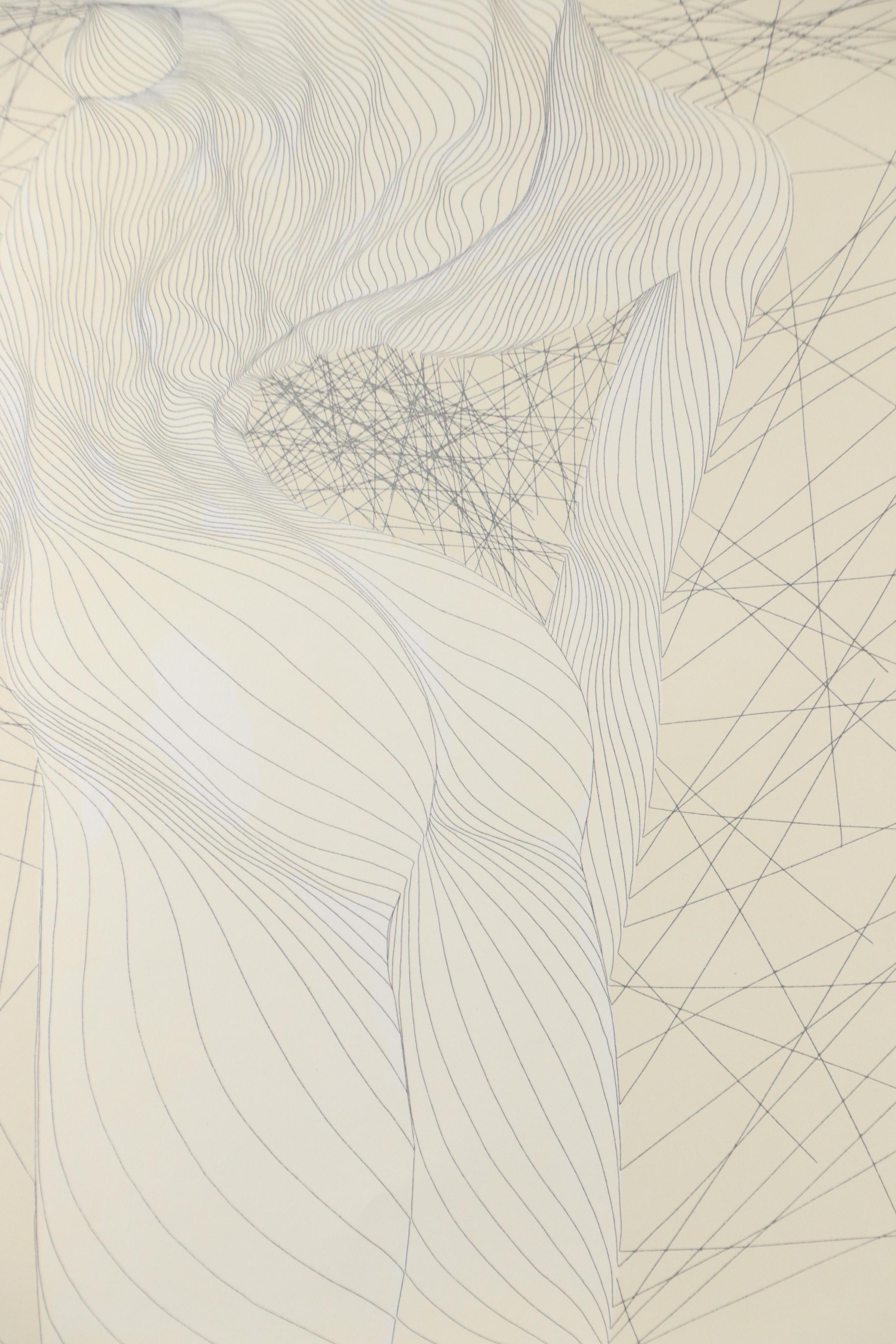 Guillaume Azoulay Color Lithograph  "Image II," Late 20th - 21st Century