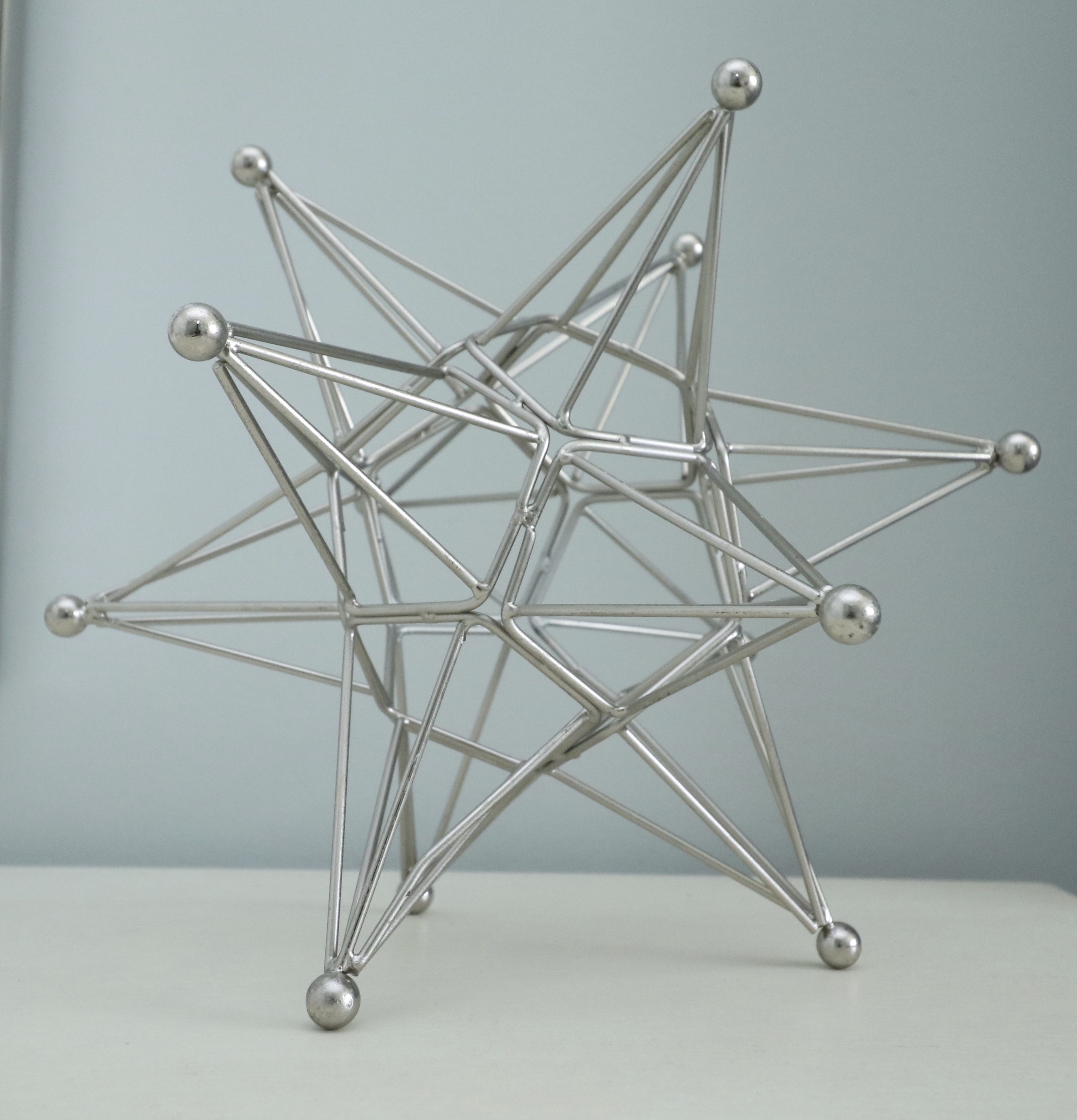 Uttermost Chrome "Locke" Vanity Wall Mirror, "Rover" Book and Other Accessories