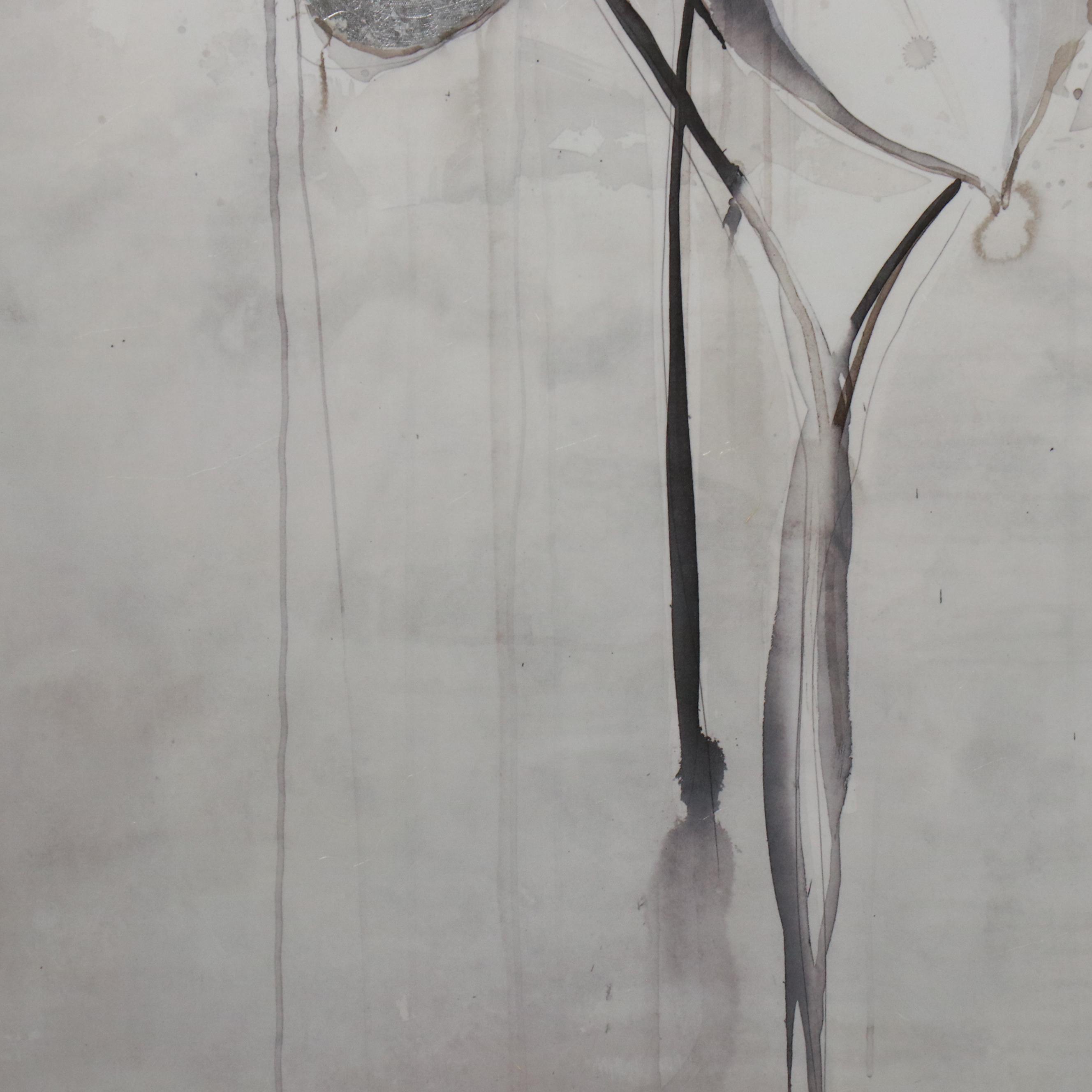 Embellished Giclée of Floral Landscape, 21st Century