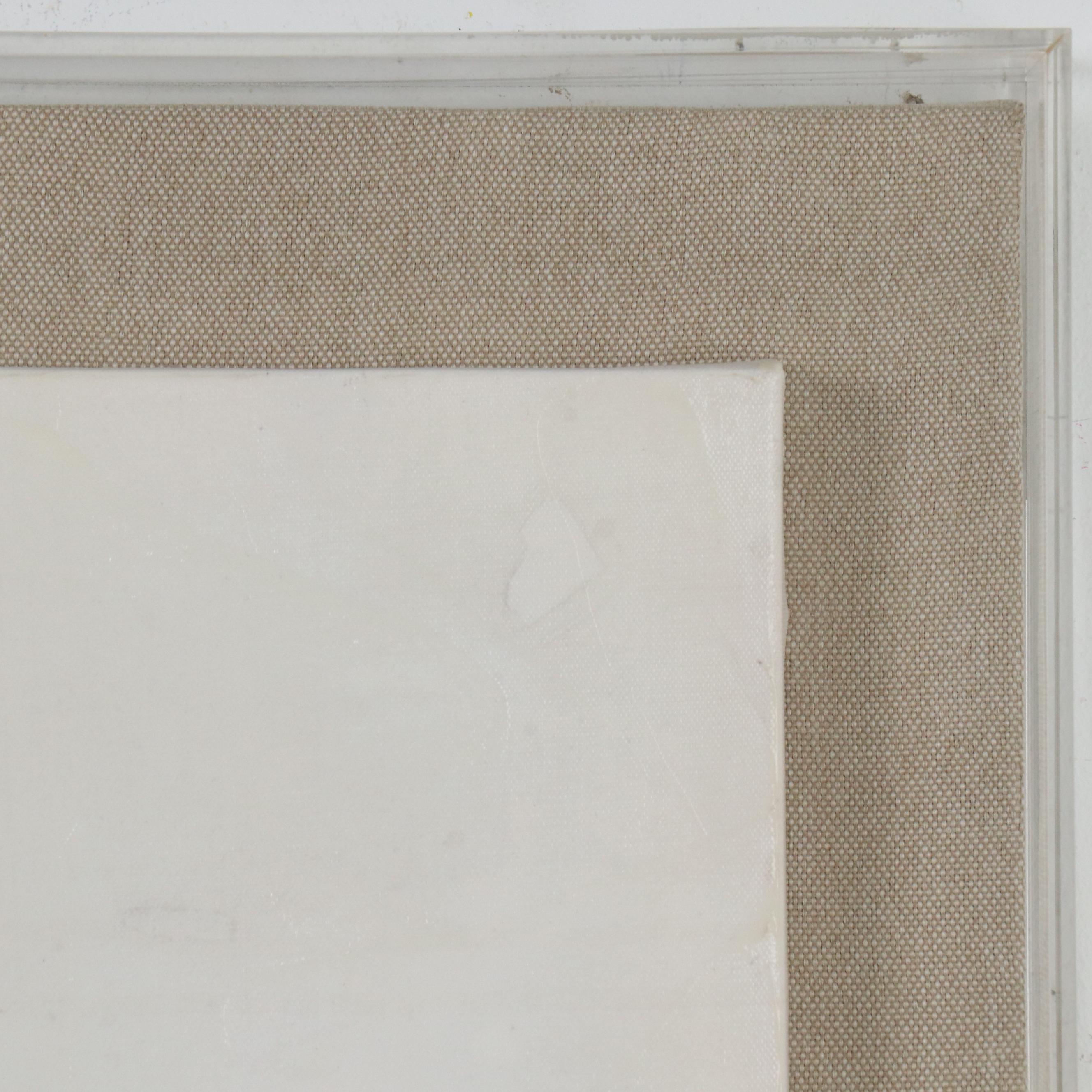 Embellished Giclée of Floral Landscape, 21st Century