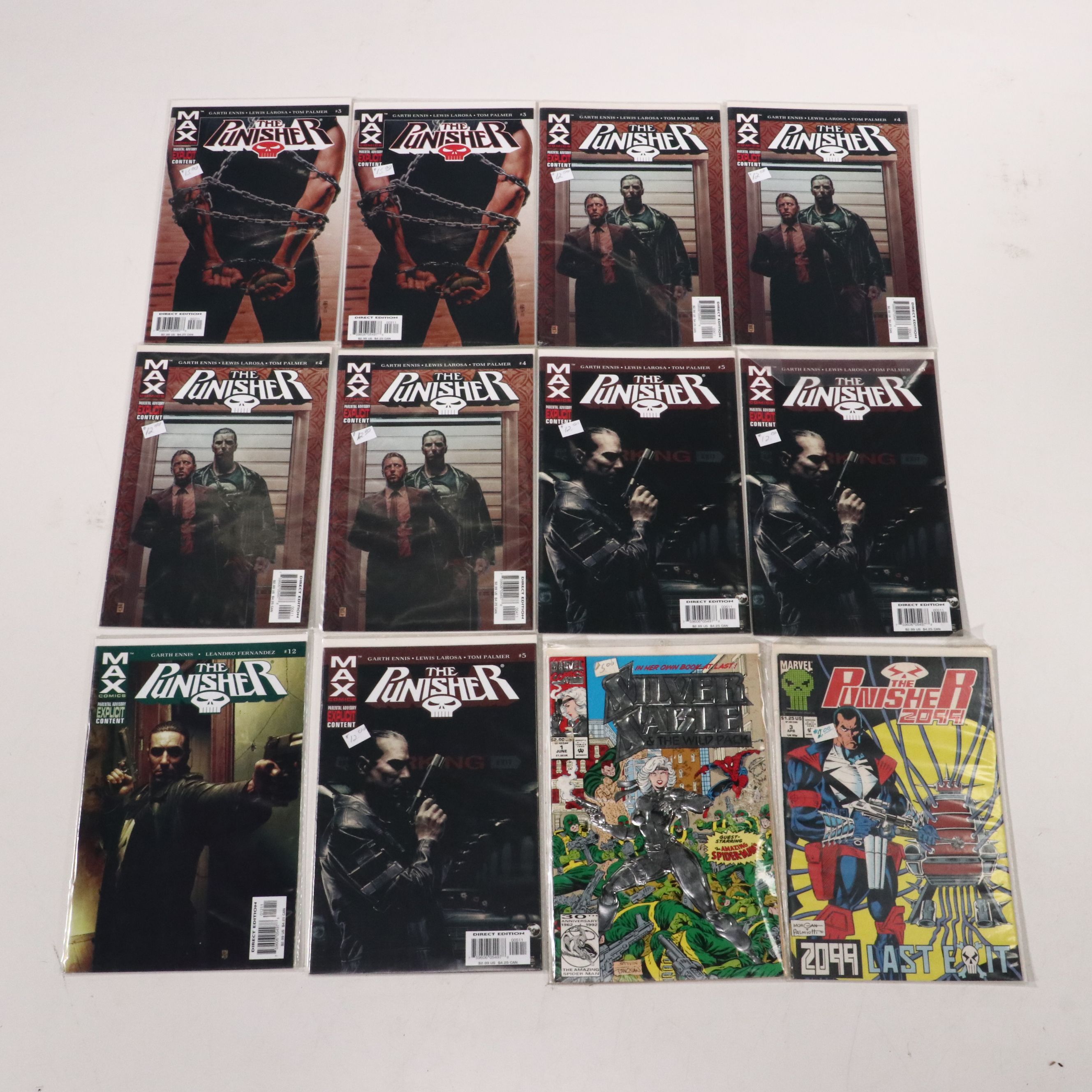 Modern Age Comic Books and Graphic Novels Featuring "The Punisher"