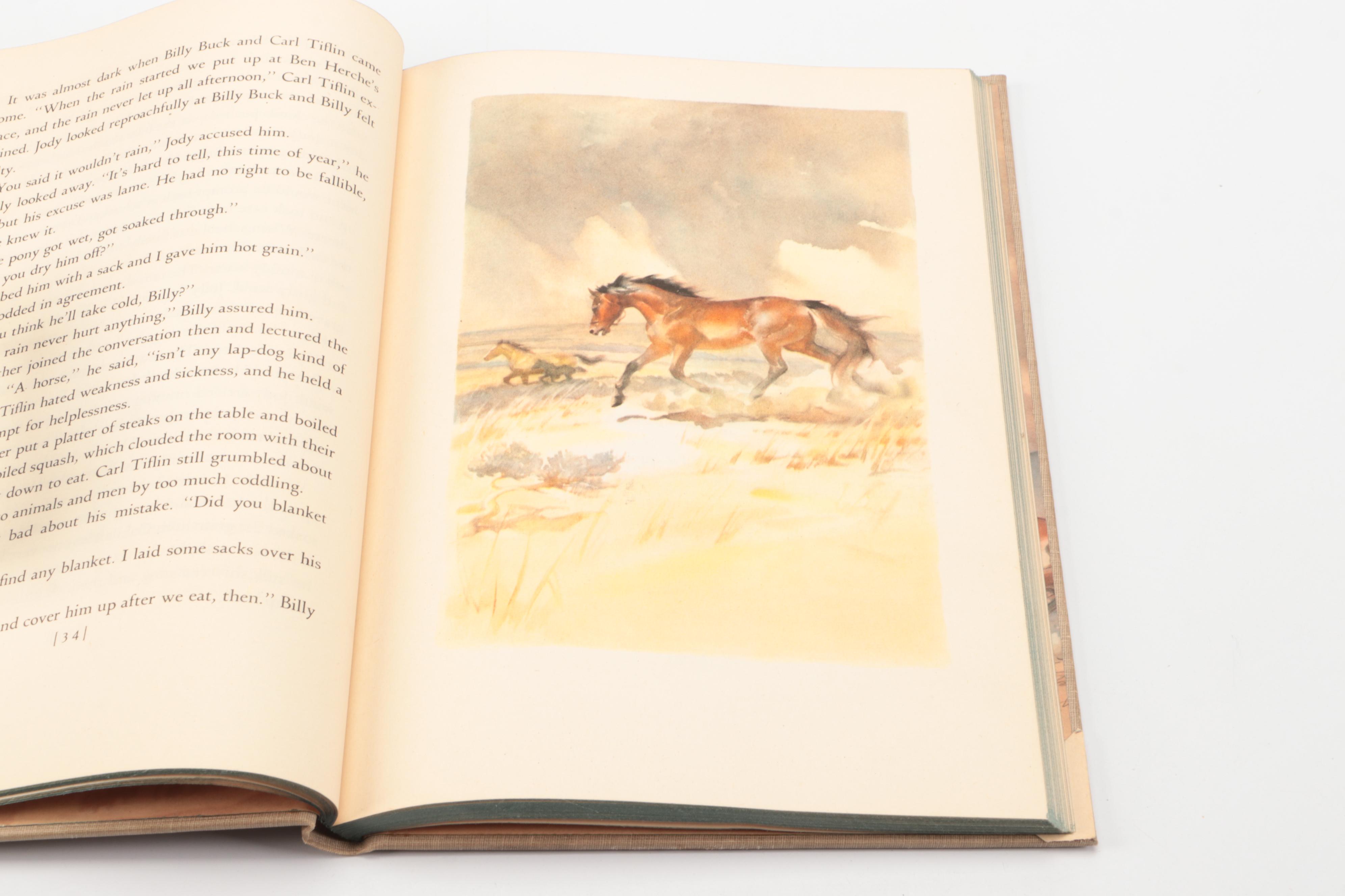 First Illustrated Edition "The Red Pony" by John Steinbeck, 1945