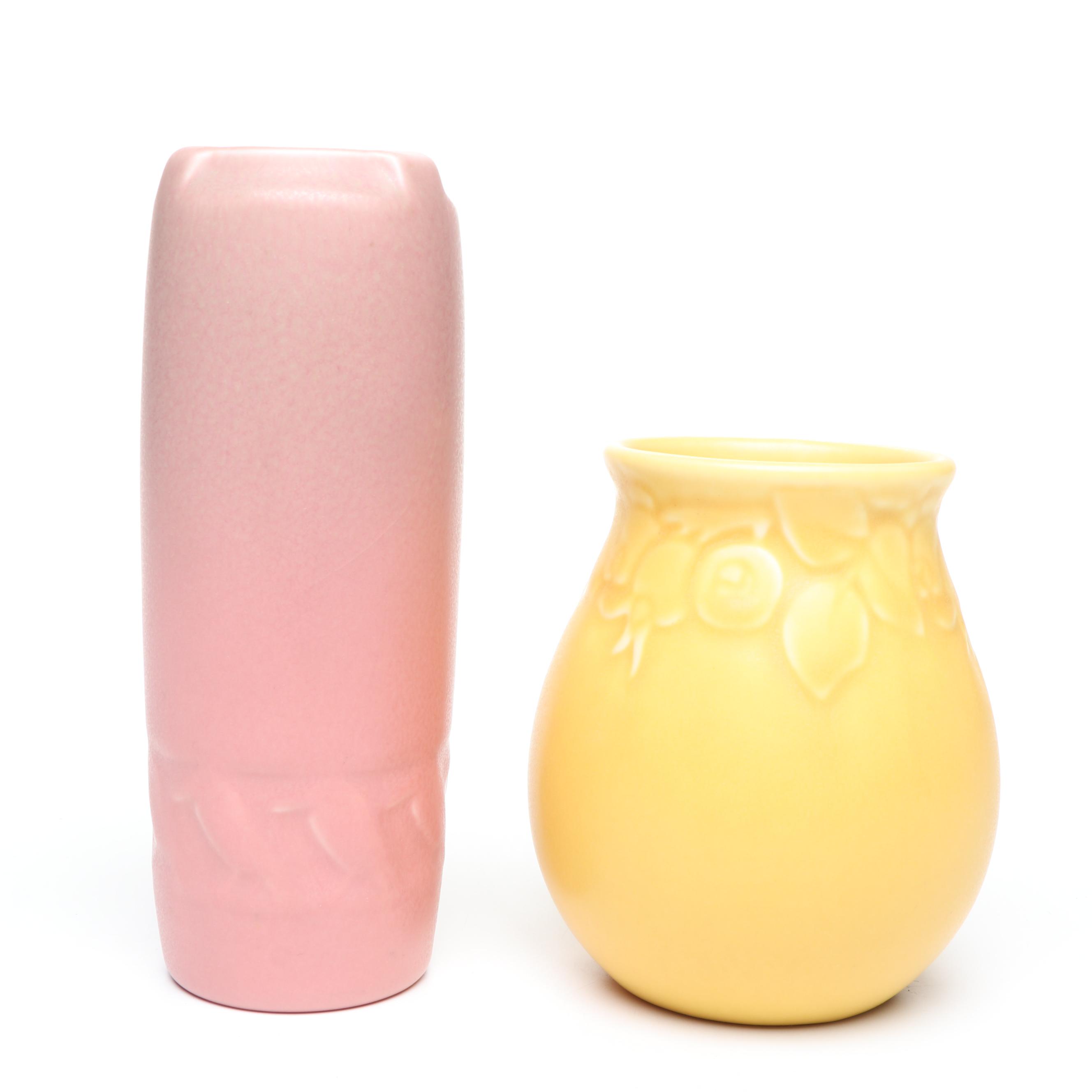 Rookwood Pottery Matte Glaze Production Vases, 1930s